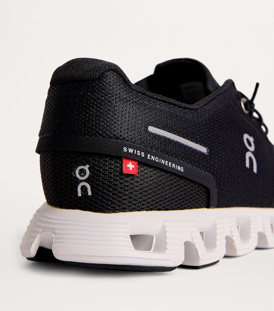 Cloud 5 Trainers BLACK WHITE Image 7