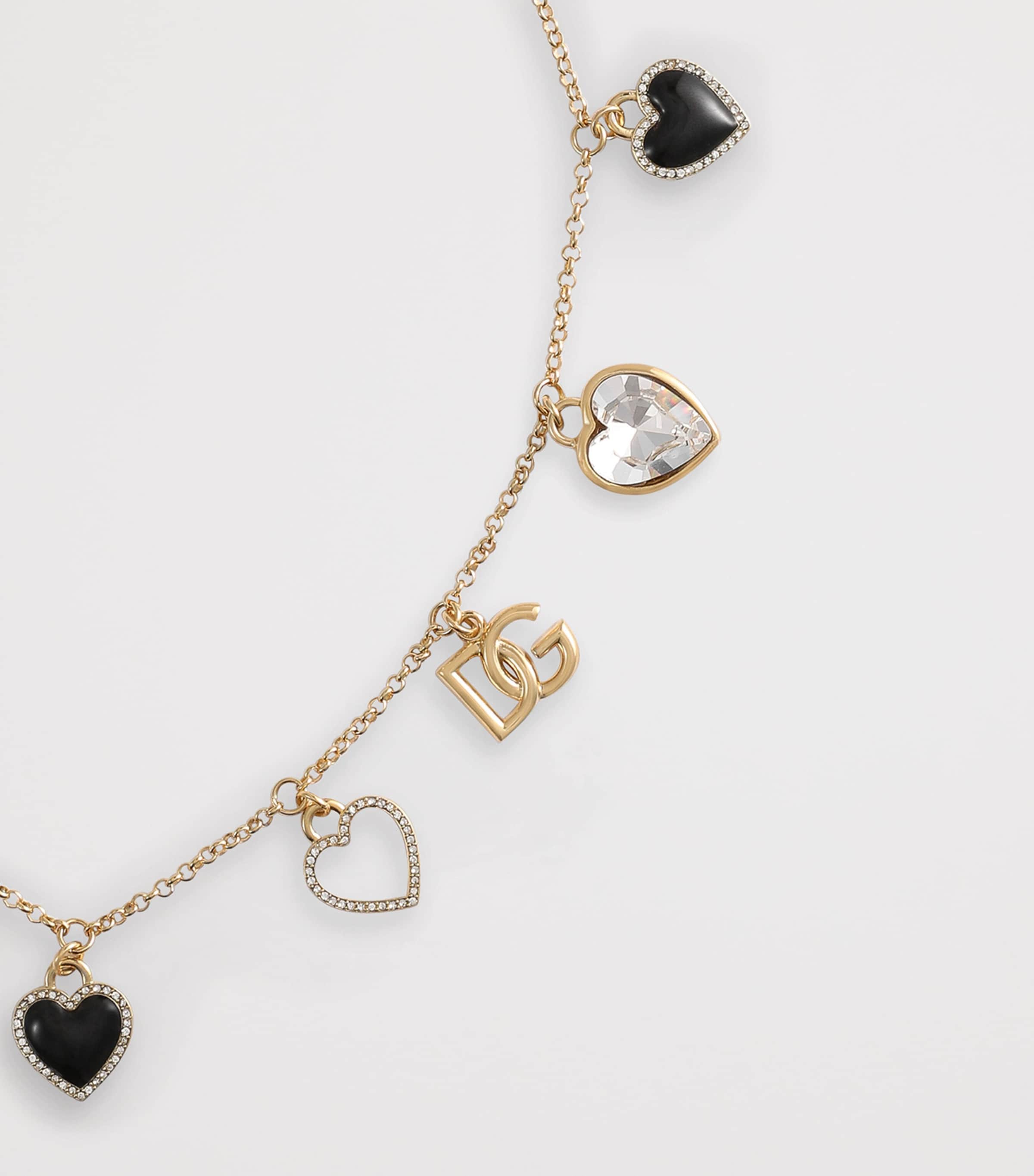 Italian Tailoring Hearts Necklace ZOO00-GOLD Image 2