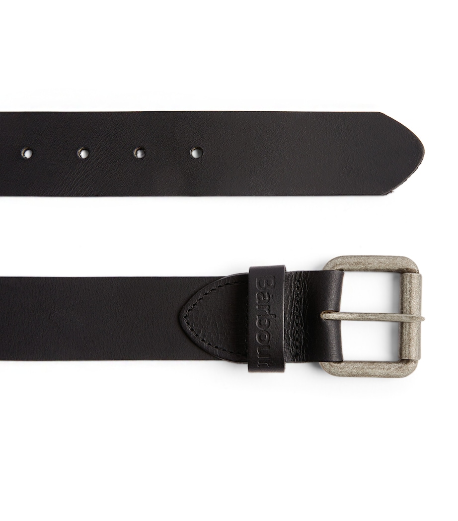 Leather Belt BLACK Image 4
