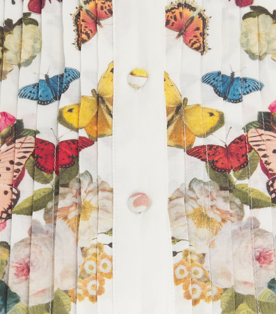 Alice+Olivia Womens Cotton Floral Rosie Shirt Sol Str O/white Image 6