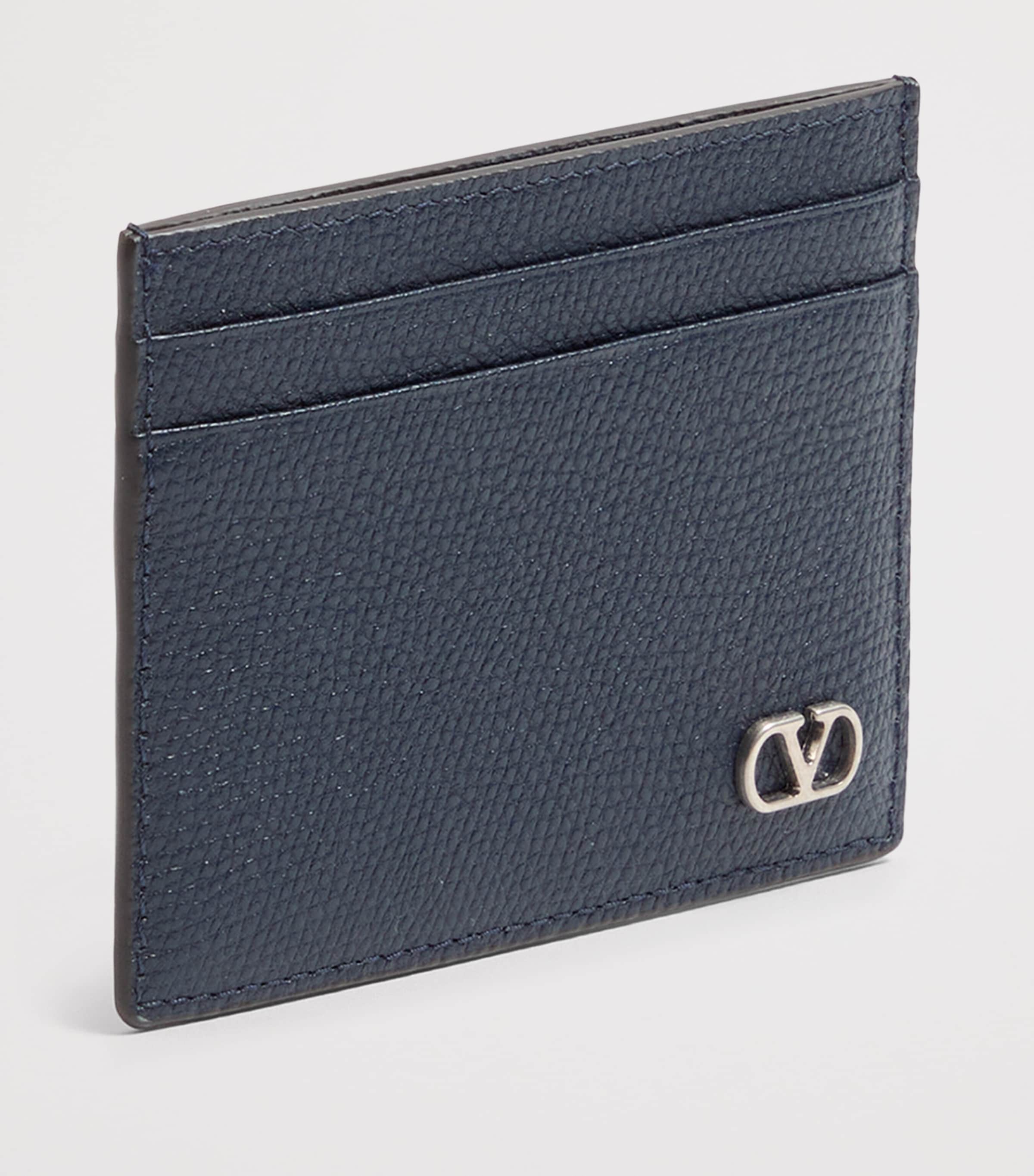 Leather VLogo Signature Card Holder M30 Image 2