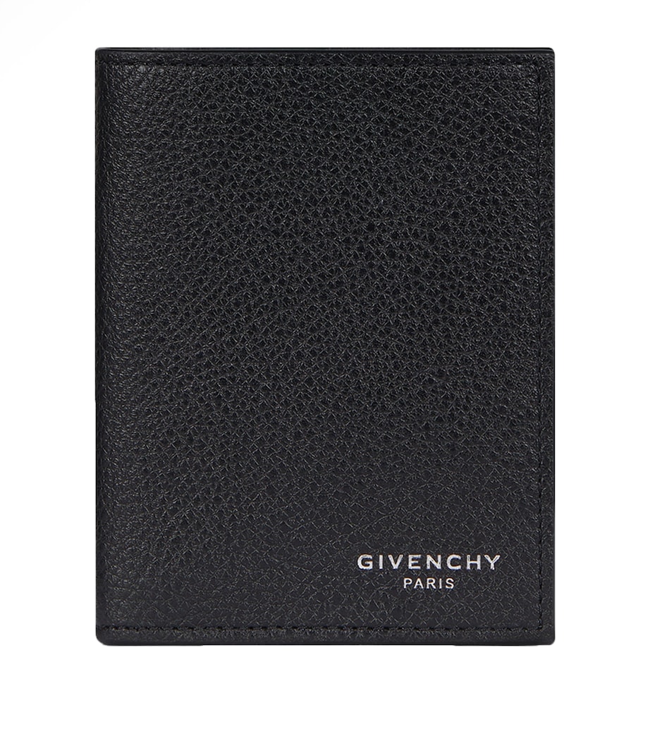 Leather 6CC Bifold Card Holder BLACK Image 1