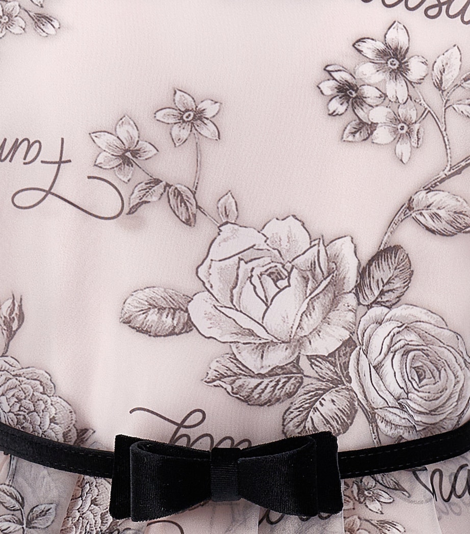 Floral Print Belted Dress (2-12 Years) ROSA ANTICO+NERO Image 3