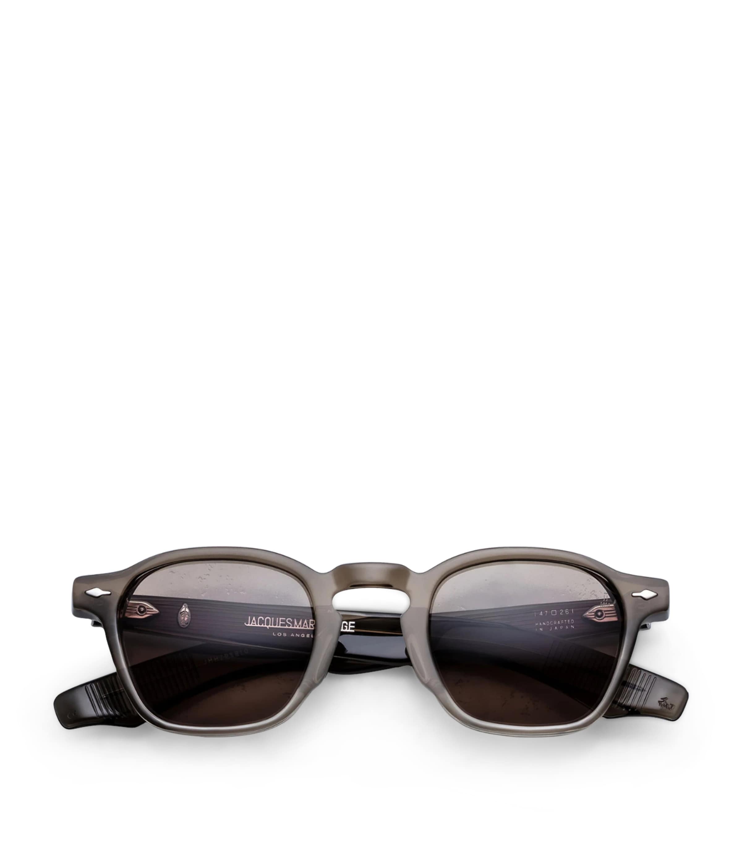 Jacques Marie Mage Grey Acetate Zephirin 47 Sunglasses | Harrods US