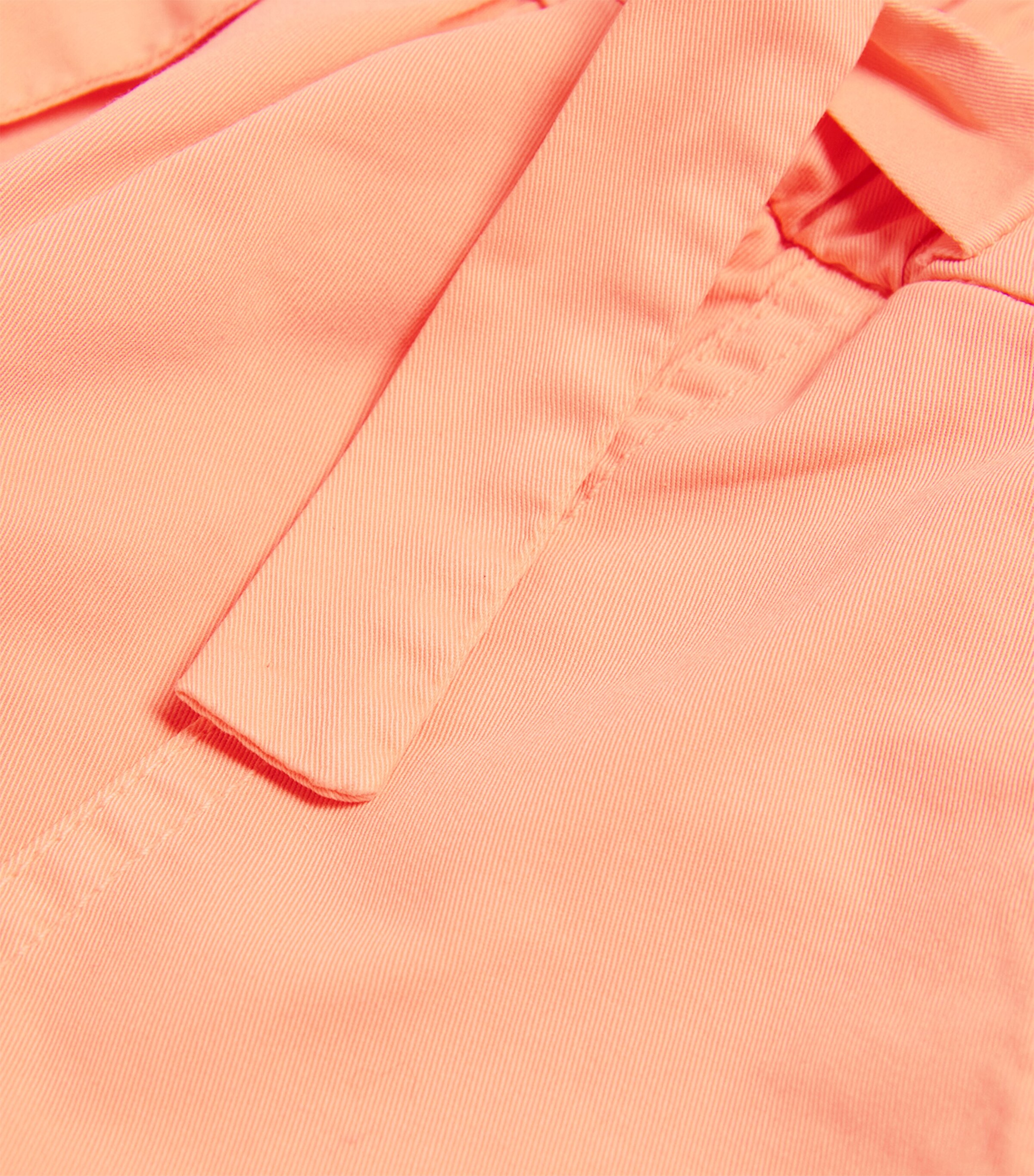 Cotton Tie-Waist Trousers (3-12 Years) 249 APRICOT Image 3