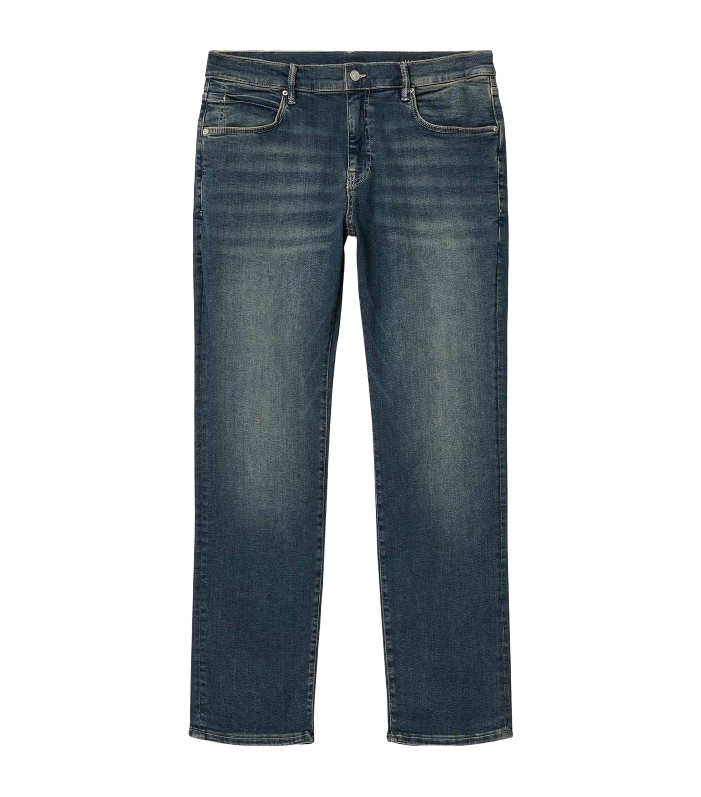 AllSaints Mens Sid Ultra Comfort Jeans Tinted Indigo Image 1