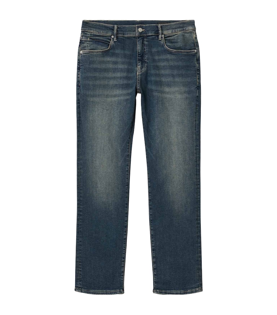 AllSaints Mens Sid Ultra Comfort Jeans Tinted Indigo Image 1