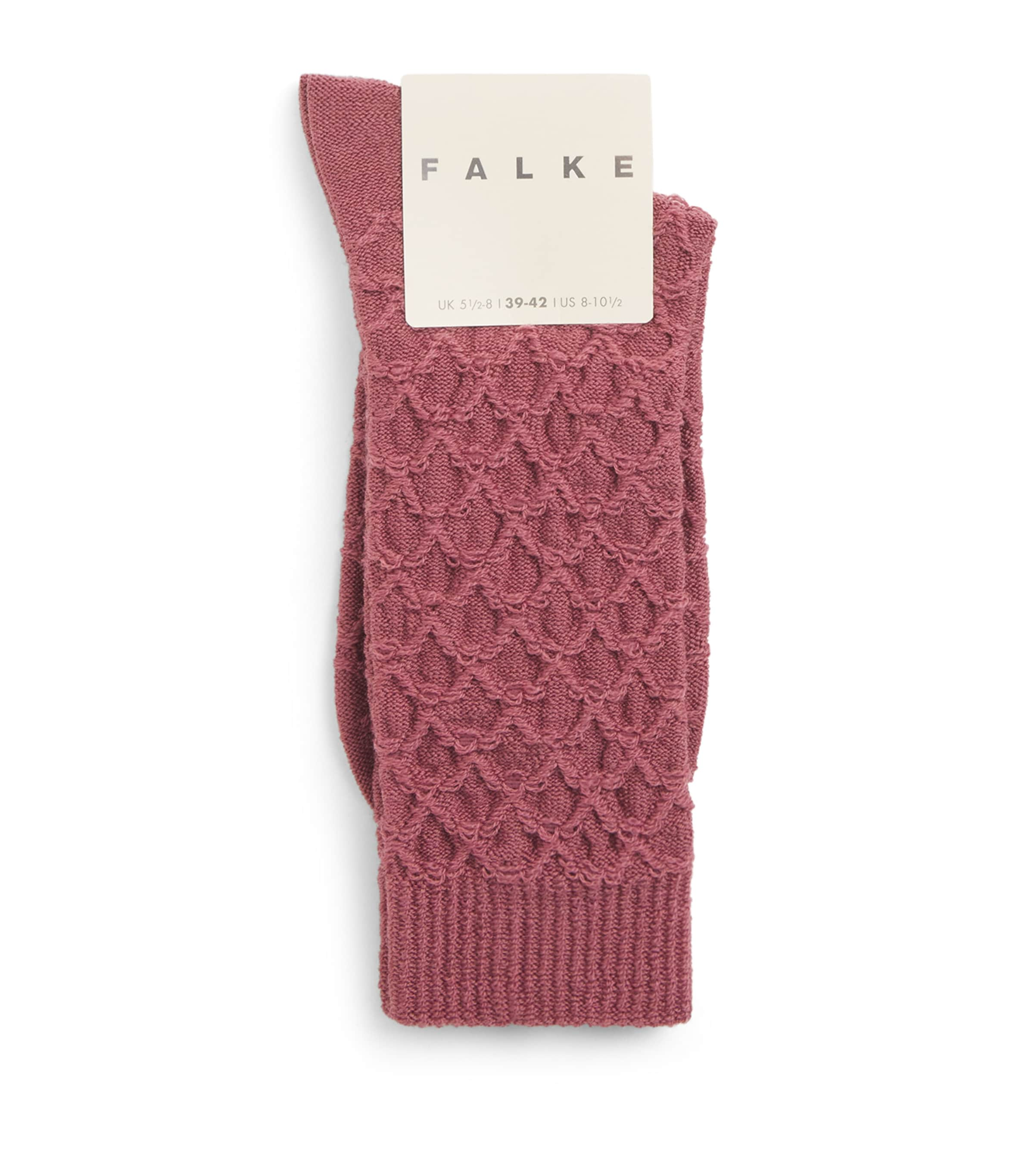 Shop Falke Colossal Nest Socks In Red