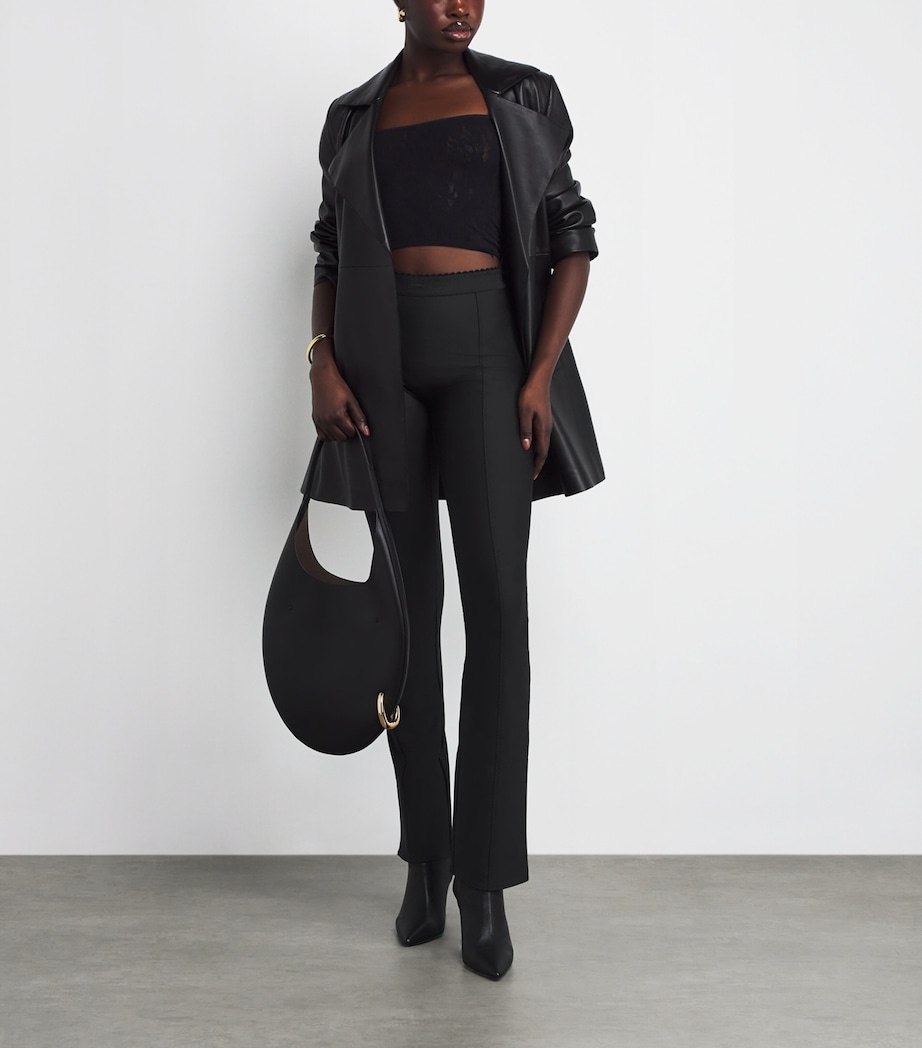 High-Waisted Flared Leggings ONYX Image 2