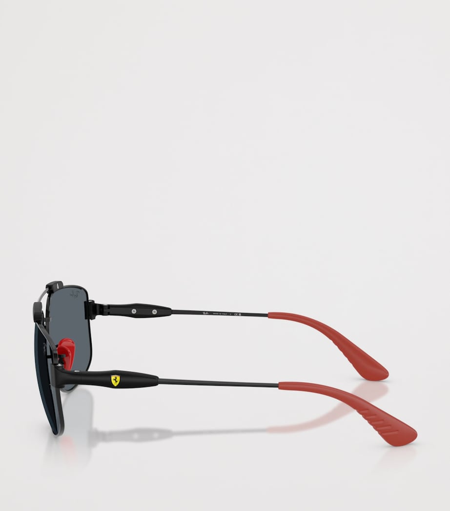 Ray-Ban Scuderia Ferrari Collection Square Sunglasses Black Image 3