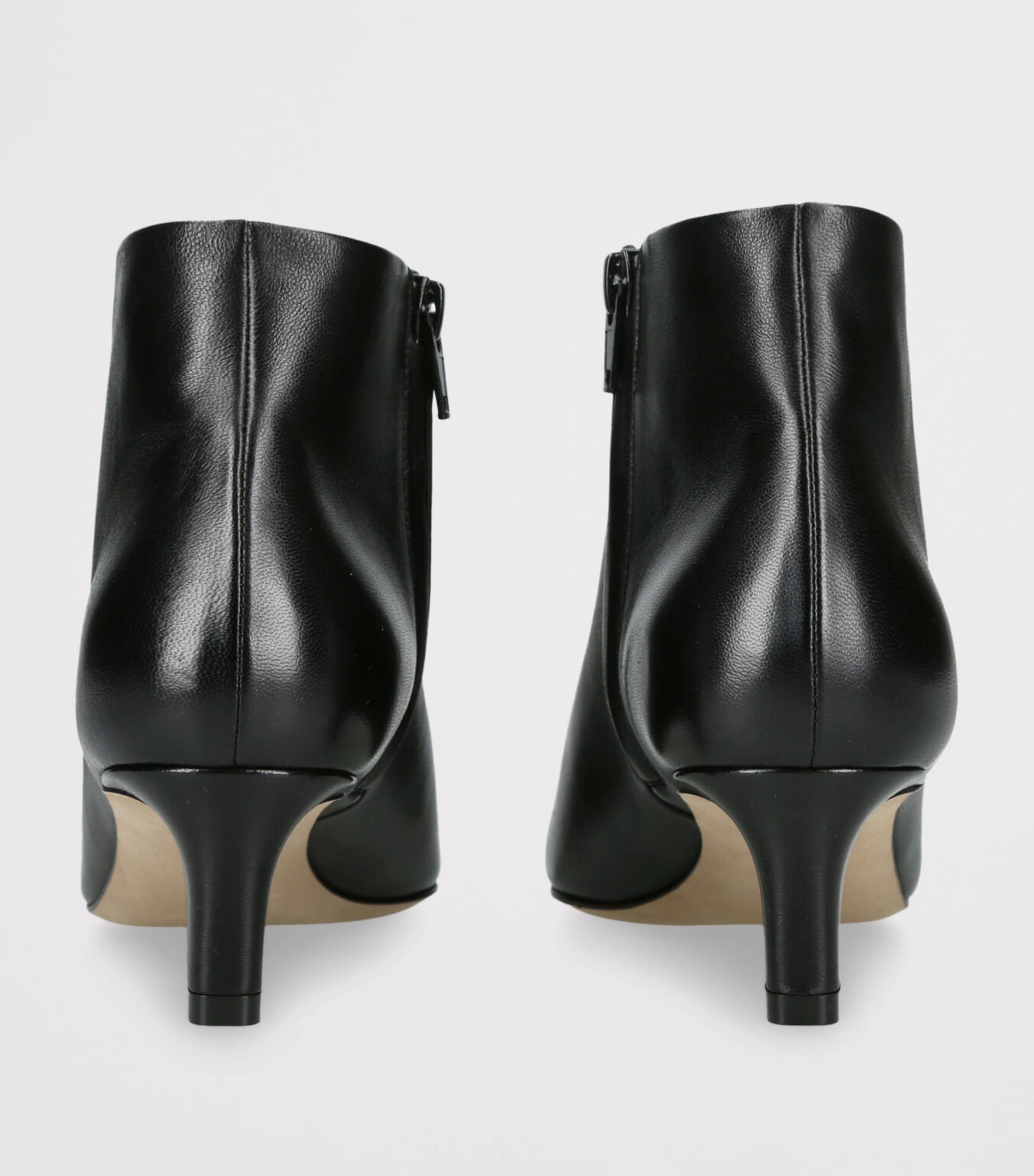 Carla Leather Ankle Boots 45 BLACK Image 2