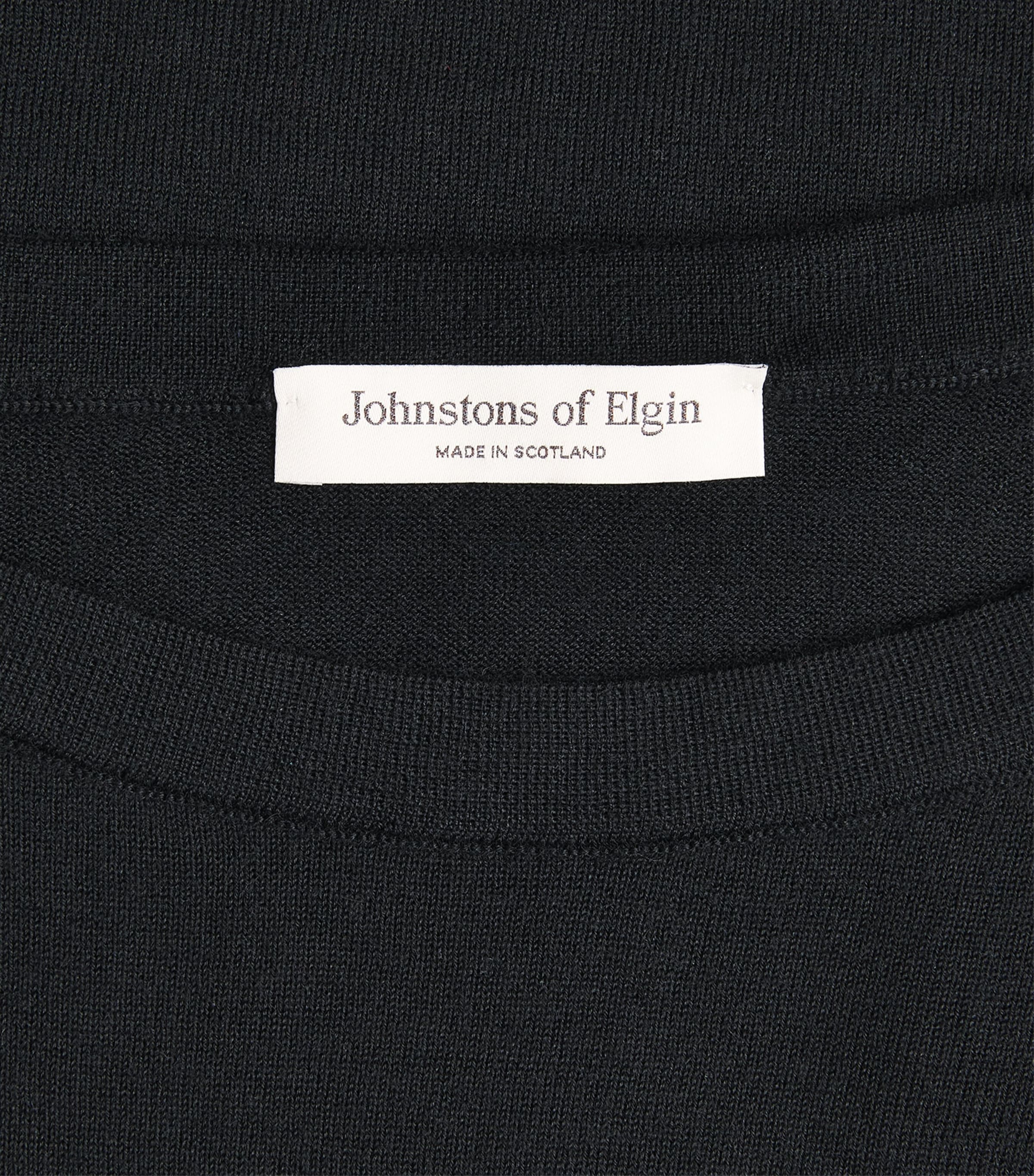 Johnstons Of Elgin Womens Cashmere Finola Sweater Black Image 6