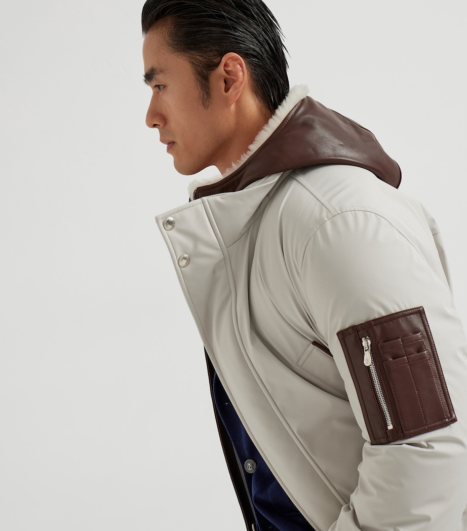 Down-Filled Parka Jacket CRM33 Image 4