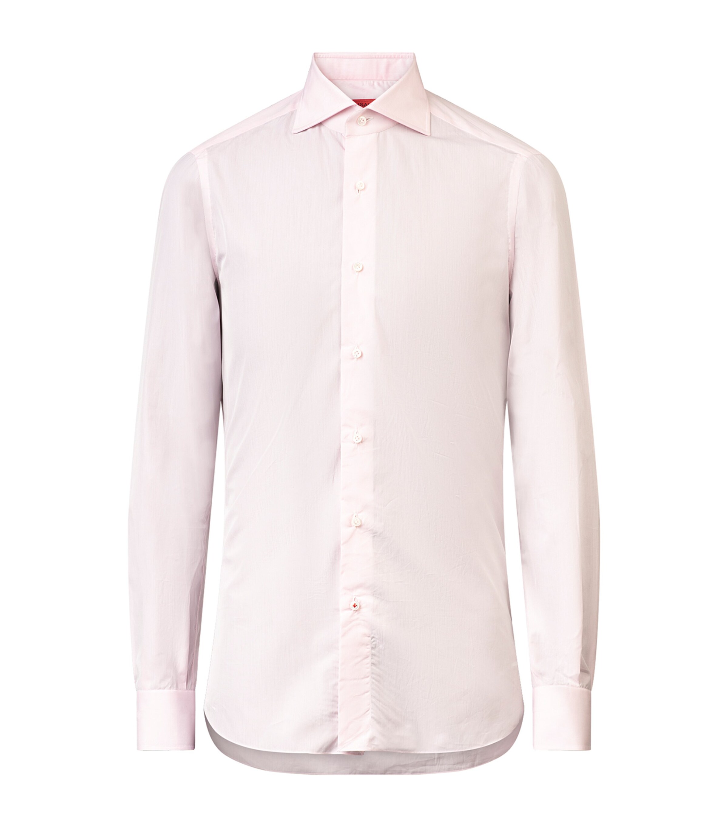 Isaia Cotton Dress Shirt In Pink