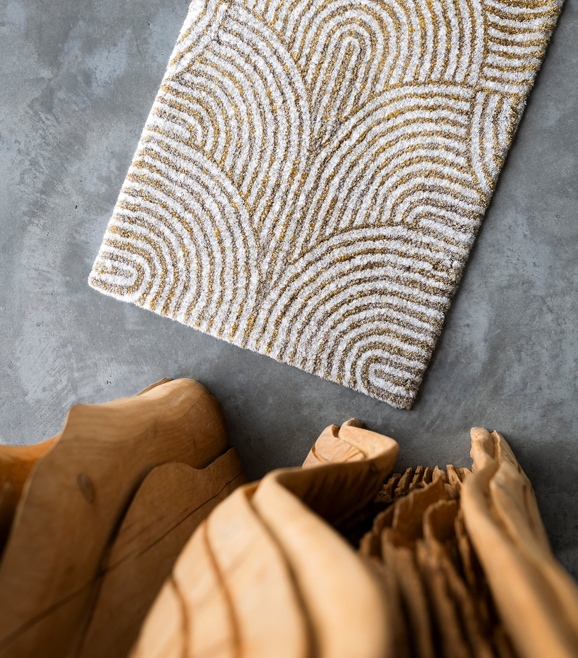 Egyptian Cotton-Blend Petal Bath Mat (60cm x 100cm) 770 LINEN Image 6