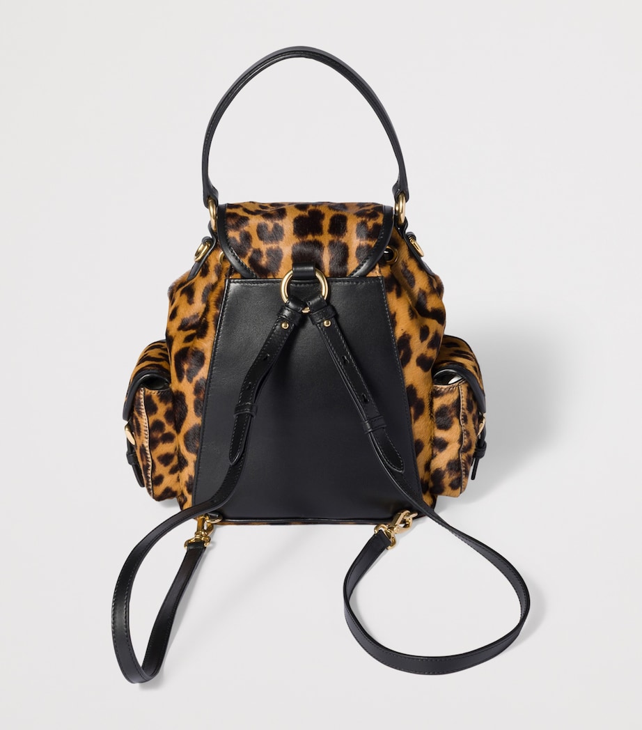 Calf Hair Leopard Backpack F0151 Image 4
