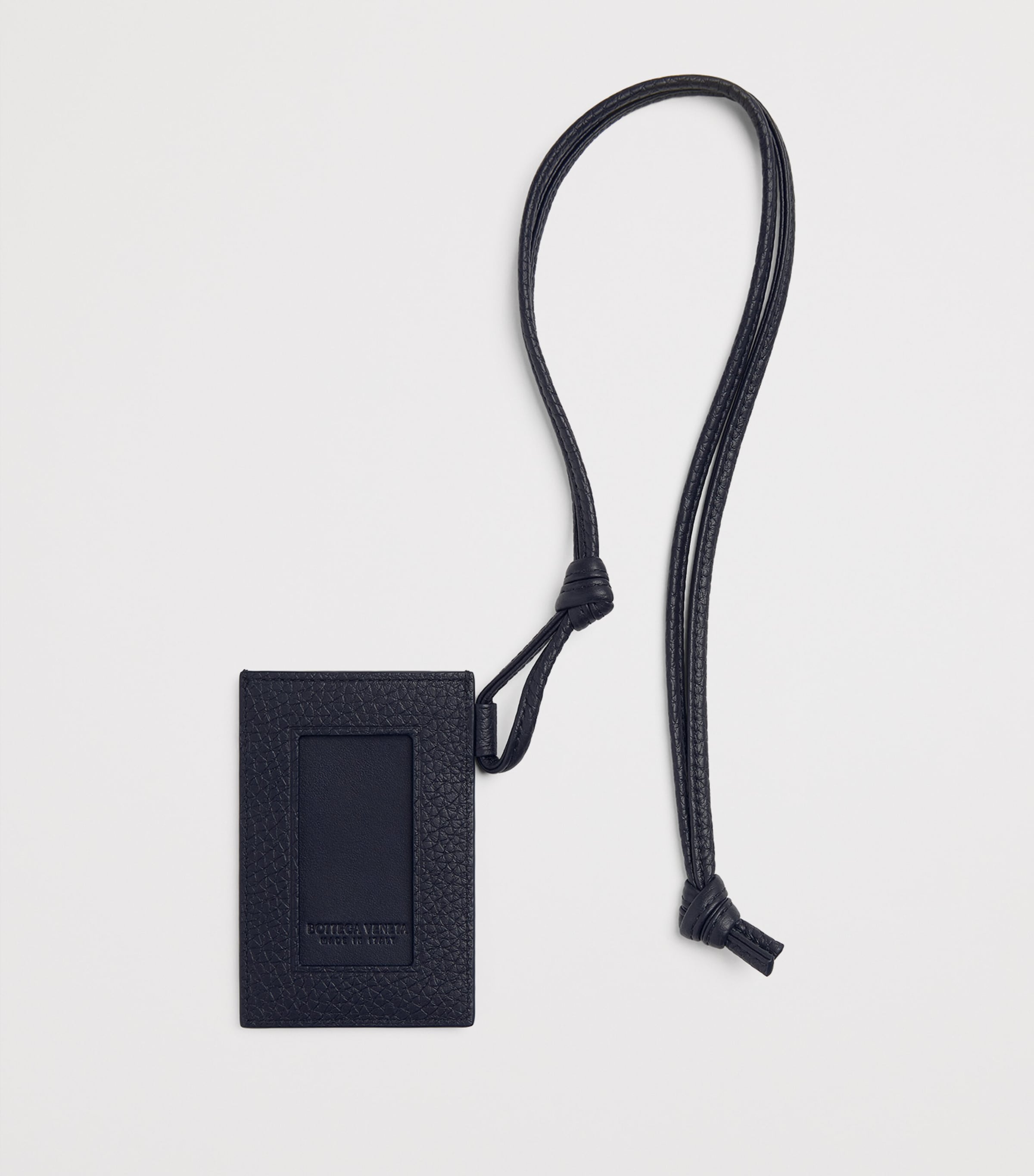 Leather Intreccio Badge Holder 4185 Image 2