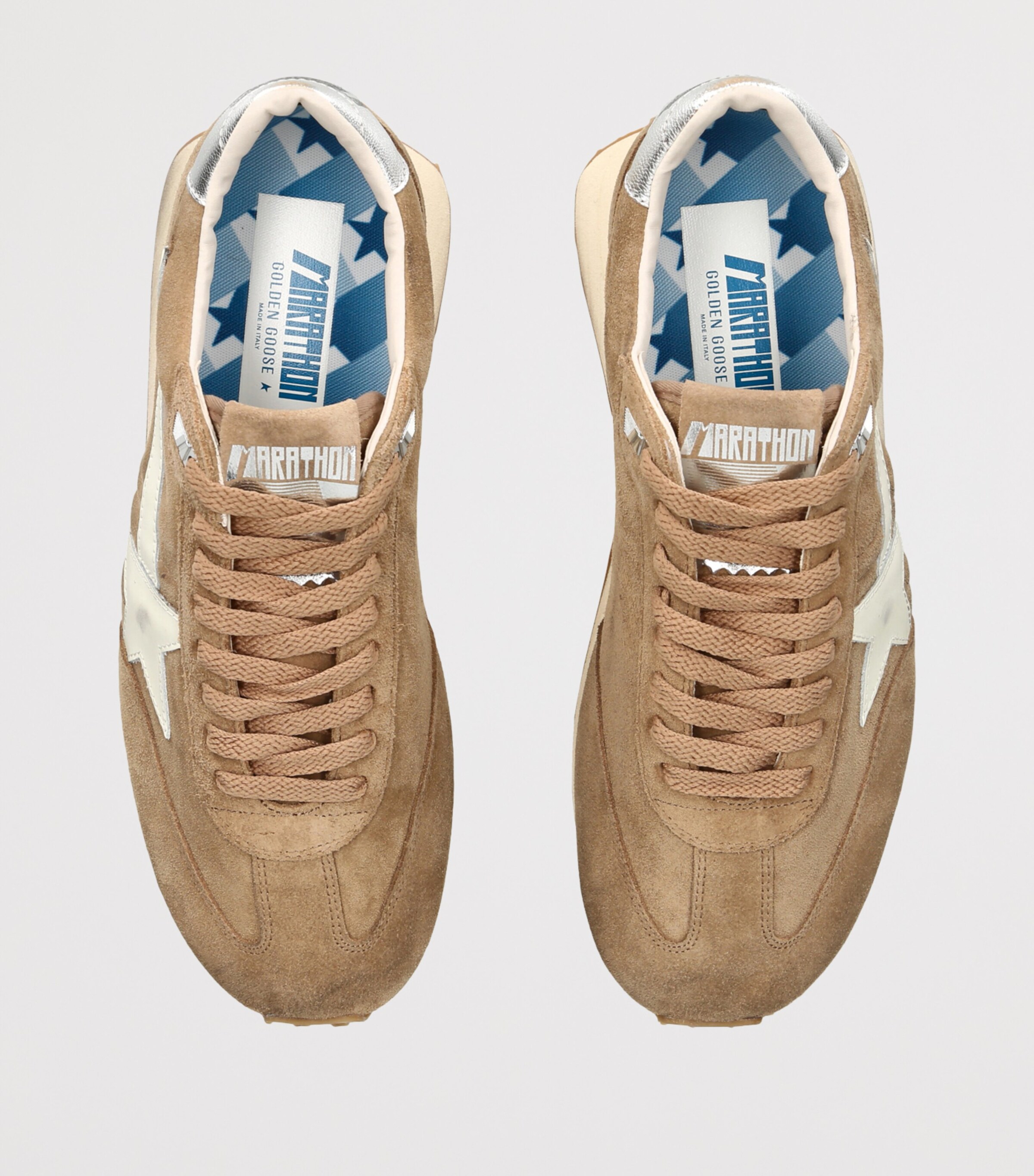 Golden Goose Running Marathon 55777 Sneakers Beige Image 3