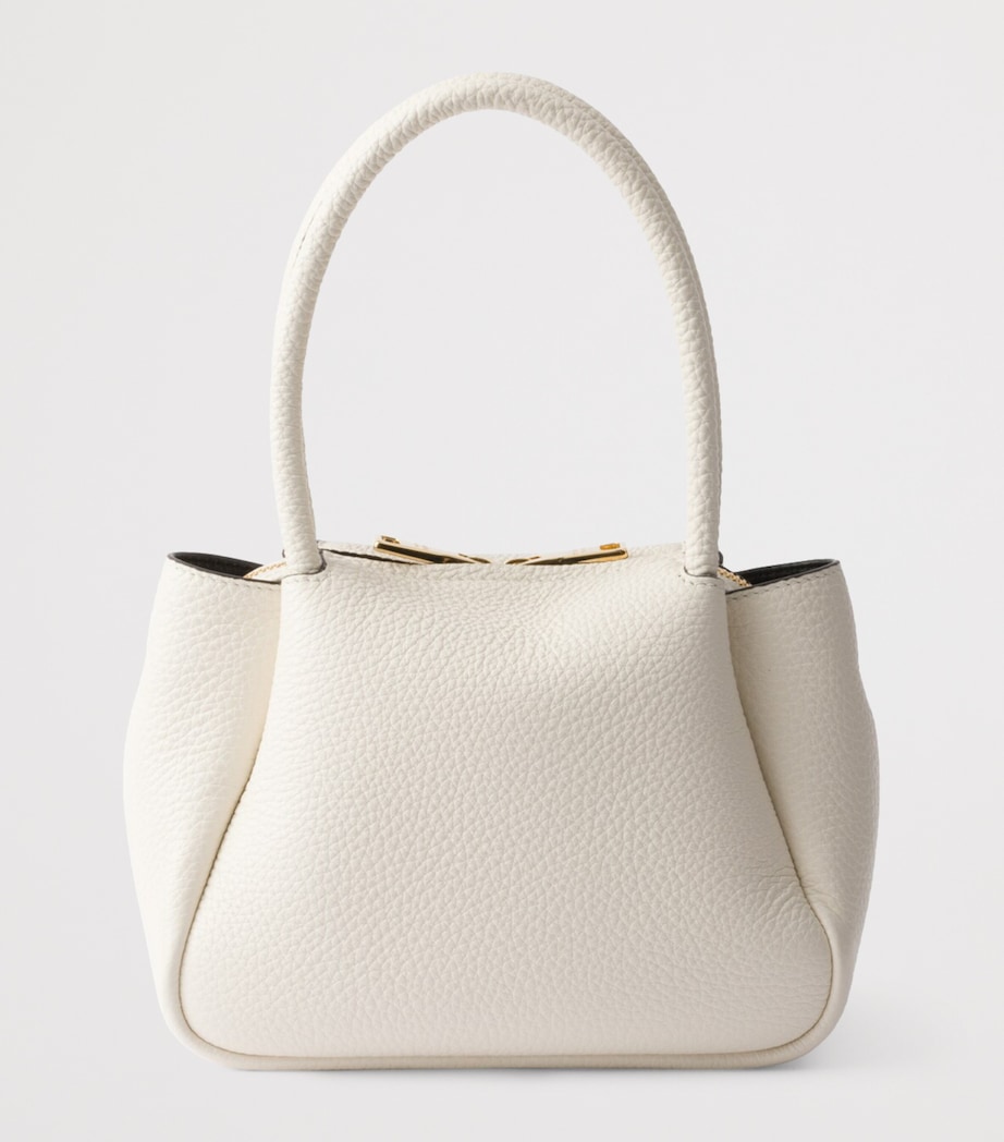 Mini Leather Top-Handle Bag F02EU Image 3