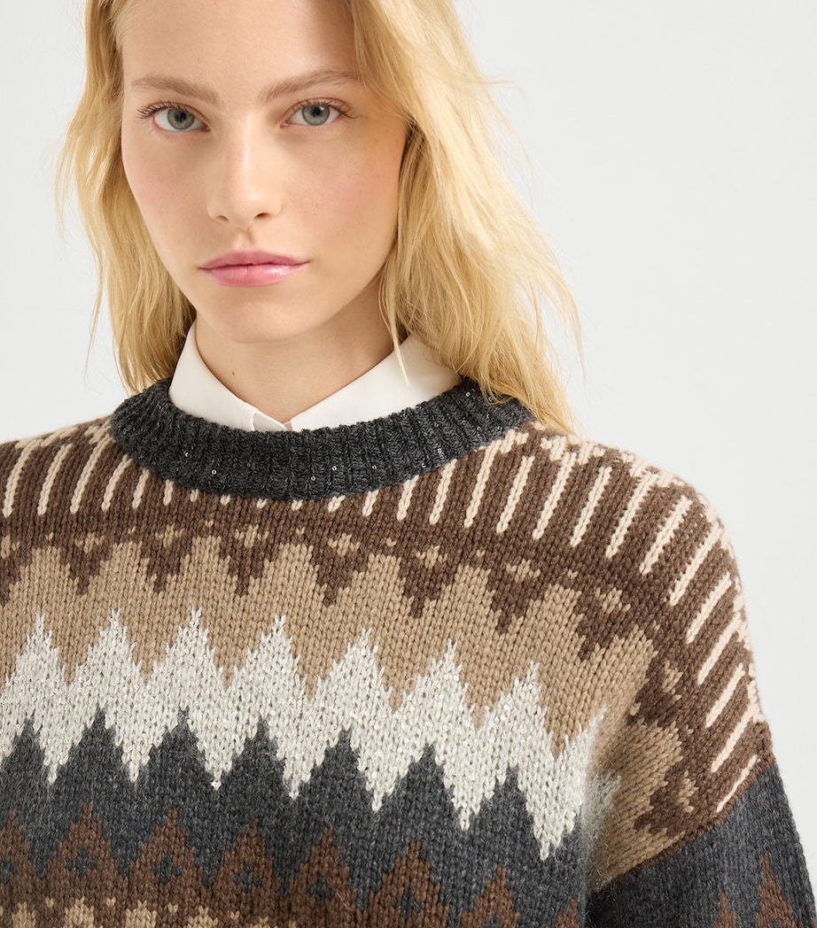 Cashmere Dazzling Mountain Sweater C2229 Image 7