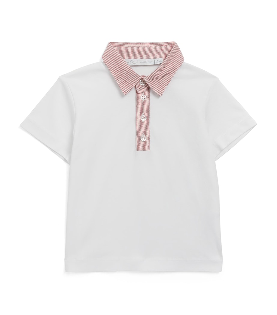 Per Te Two-Tone Polo Shirt (3 Months – 4 Years) Image 1