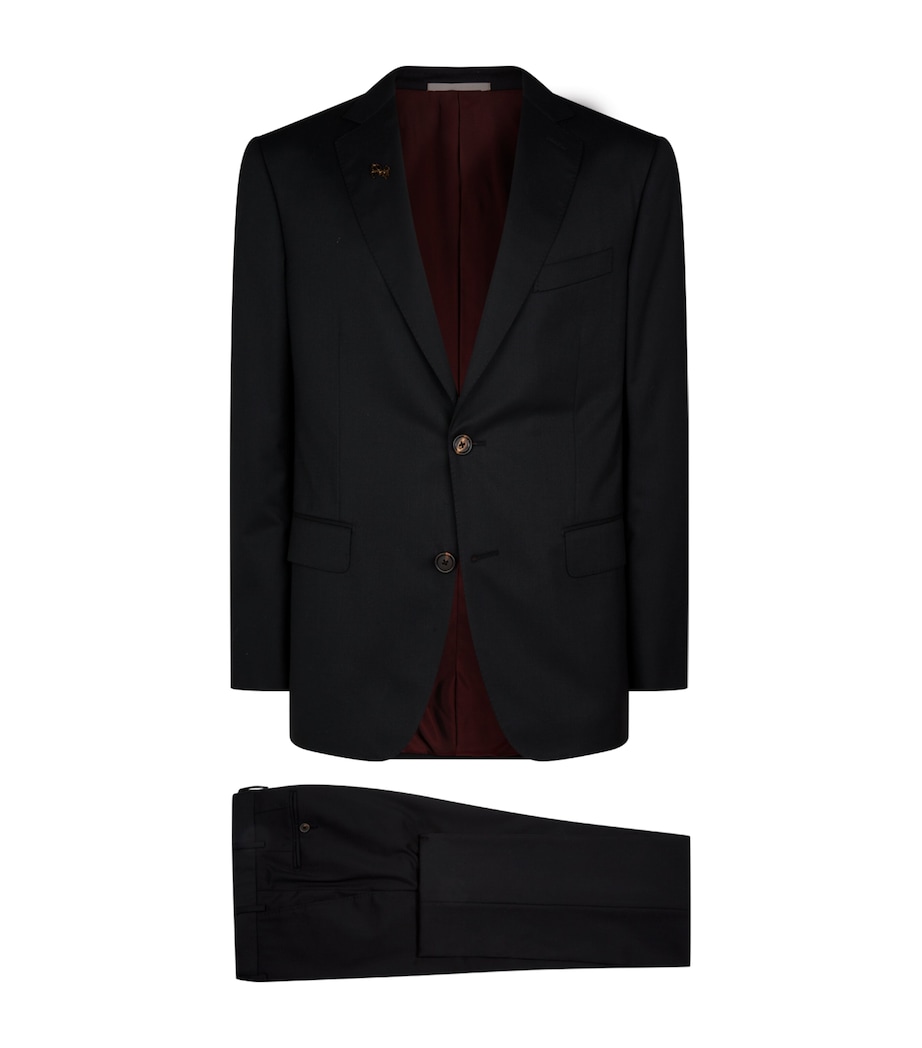 Wool 2-Piece Suit 20 BLACK Image 1