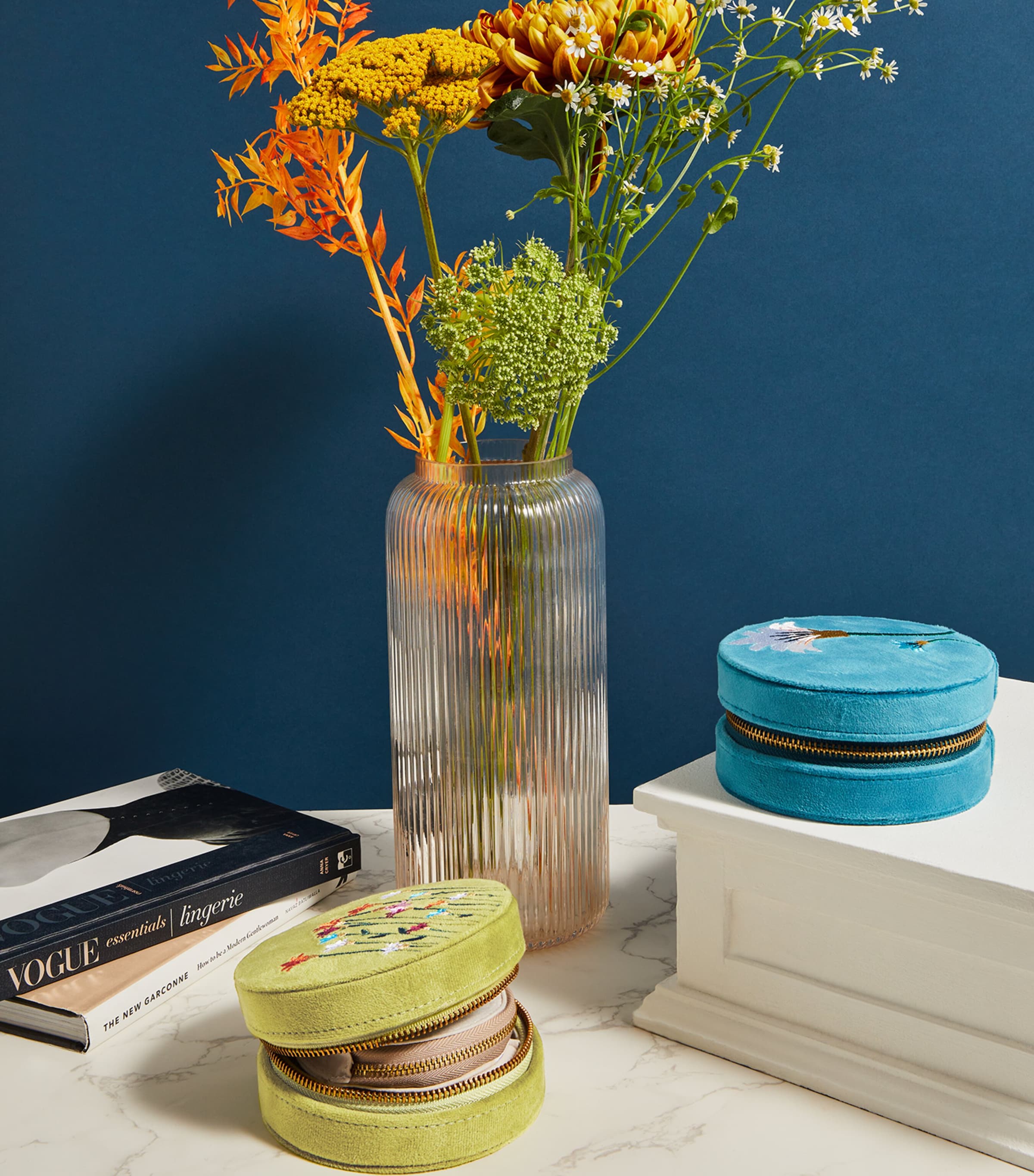 Velvet Psychedeliah Jewellery Box PISTACHIO Image 2