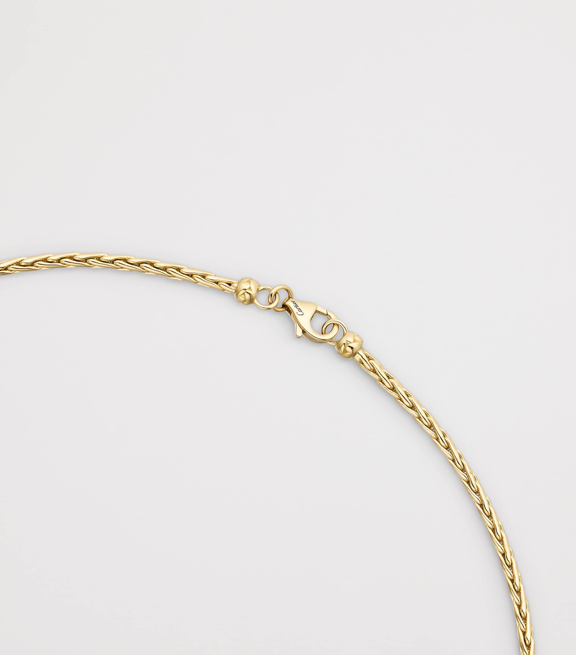 Yellow Gold, White Gold and Diamond Grain de Café Necklace YELLOW GOLD Image 5