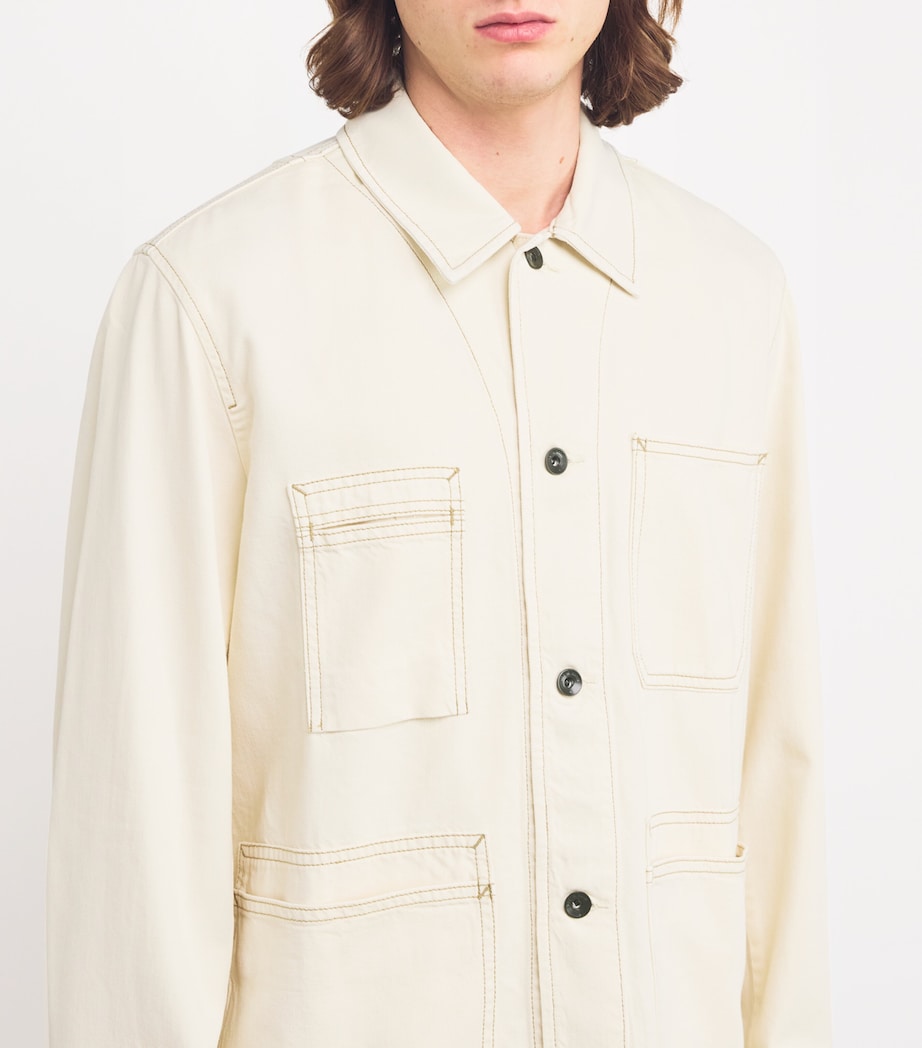 Graham Denim Jacket ECRU Image 6