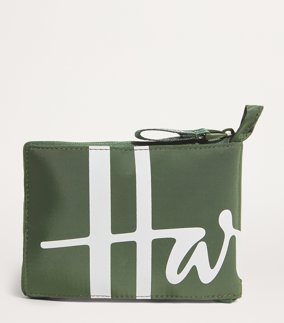 Logo Pocket Shopper Bag DARK GREEN Image 6