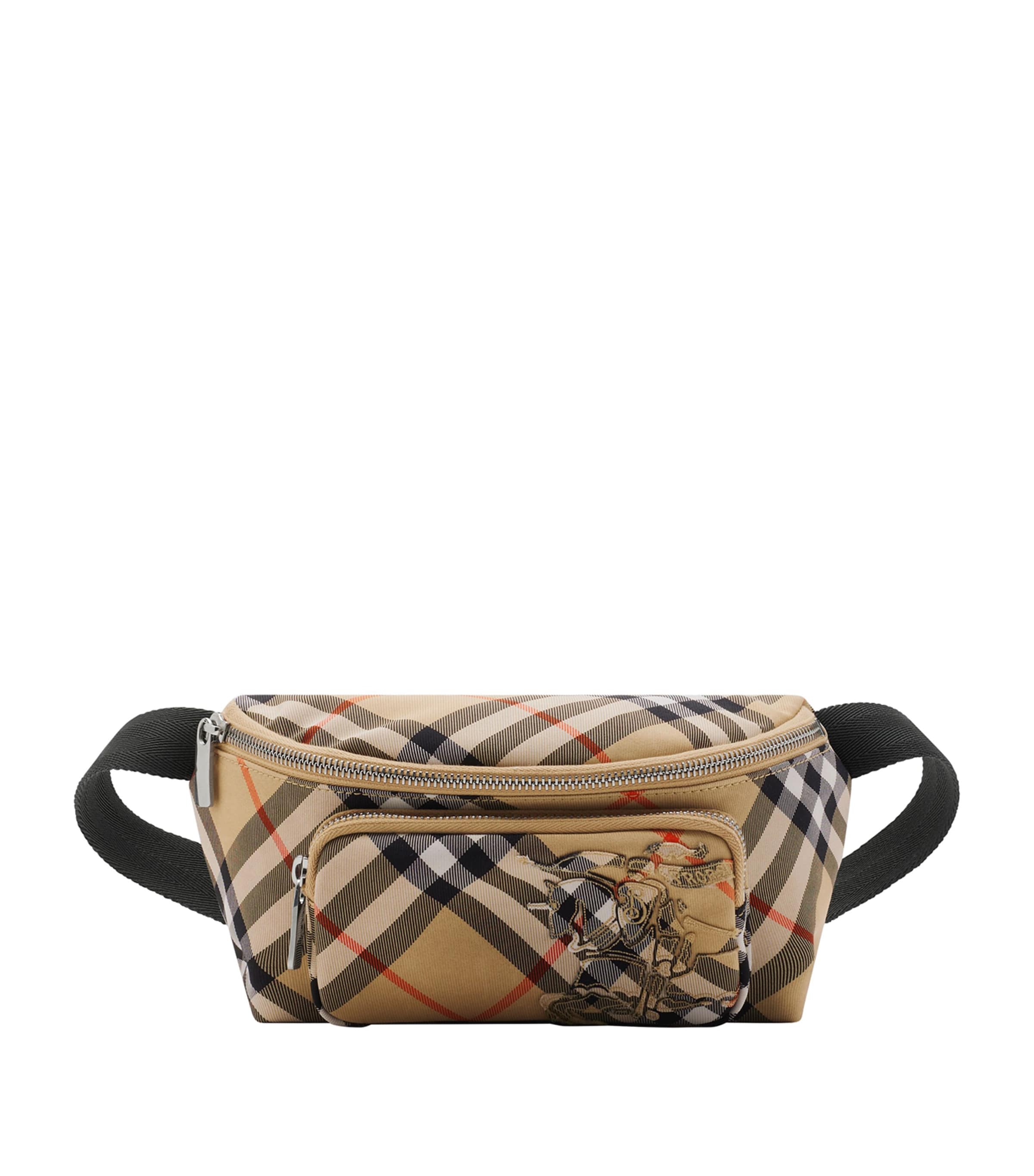 Small Check Belt Bag SAND Image 1