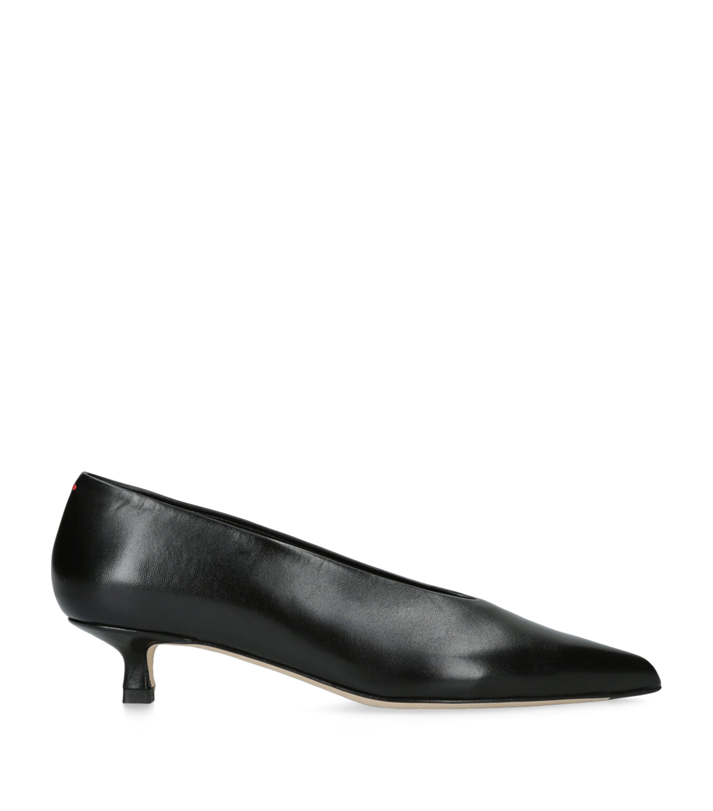 aeyde Womens Leather Clara Pumps 35 Black Image 1