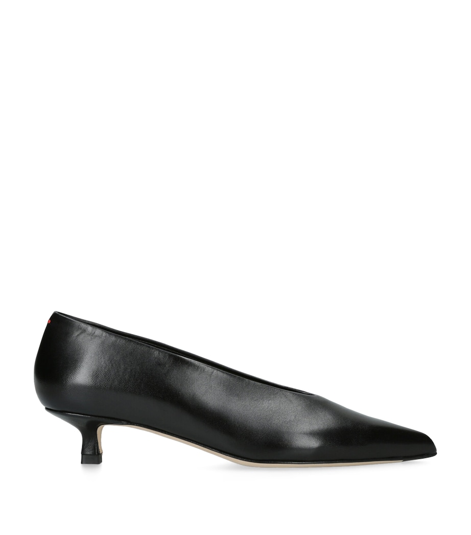 aeyde Womens Leather Clara Pumps 35 Black Image 1