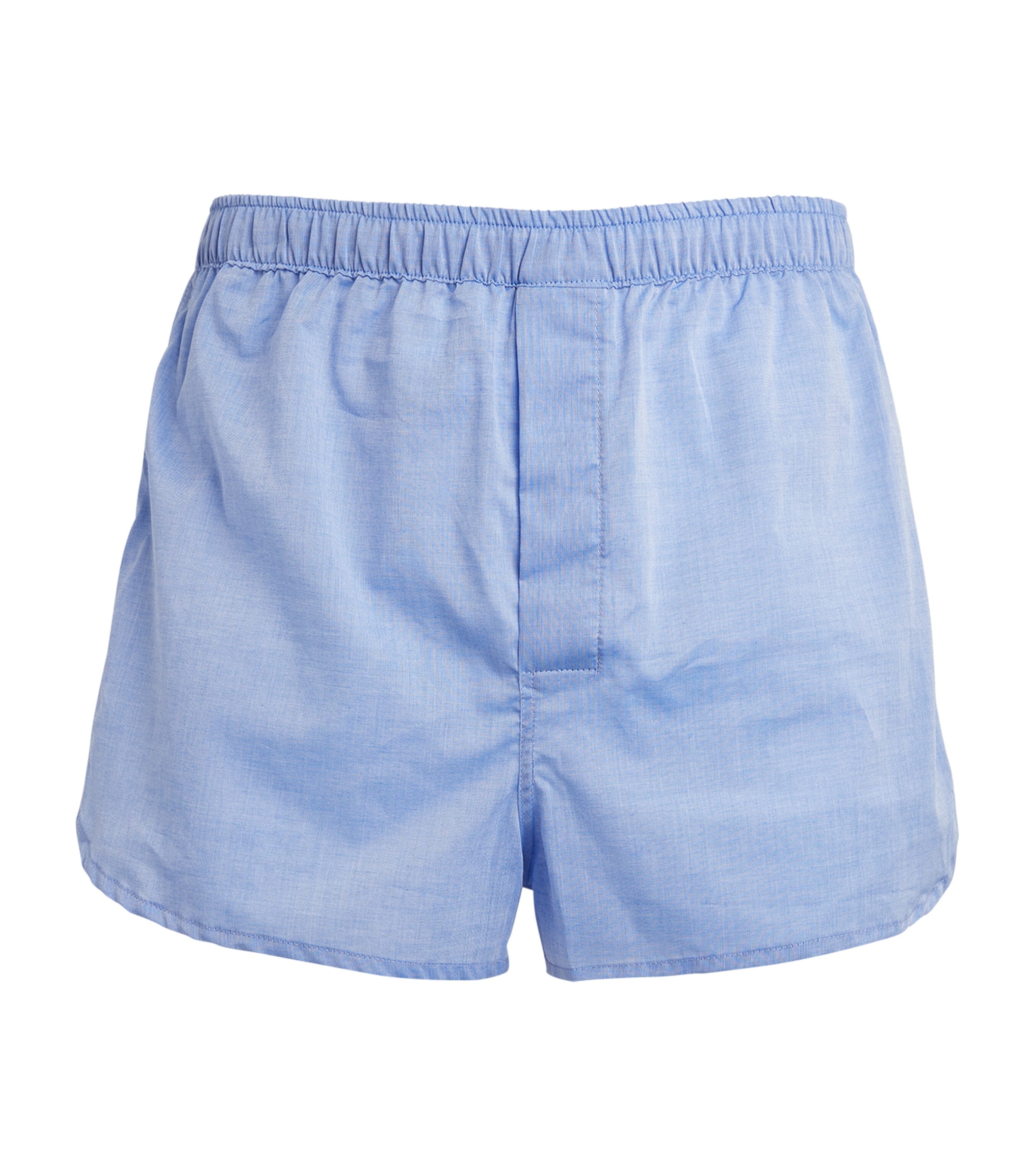 Derek Rose Amalfi Cotton Boxer Shorts In Blue