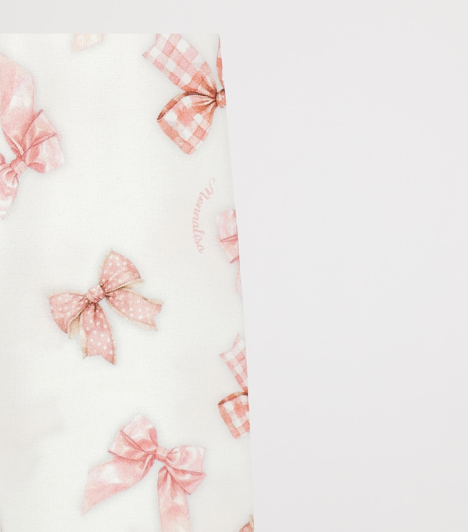 Bow-Print Leggings (3-36 Months) PANNA Image 3