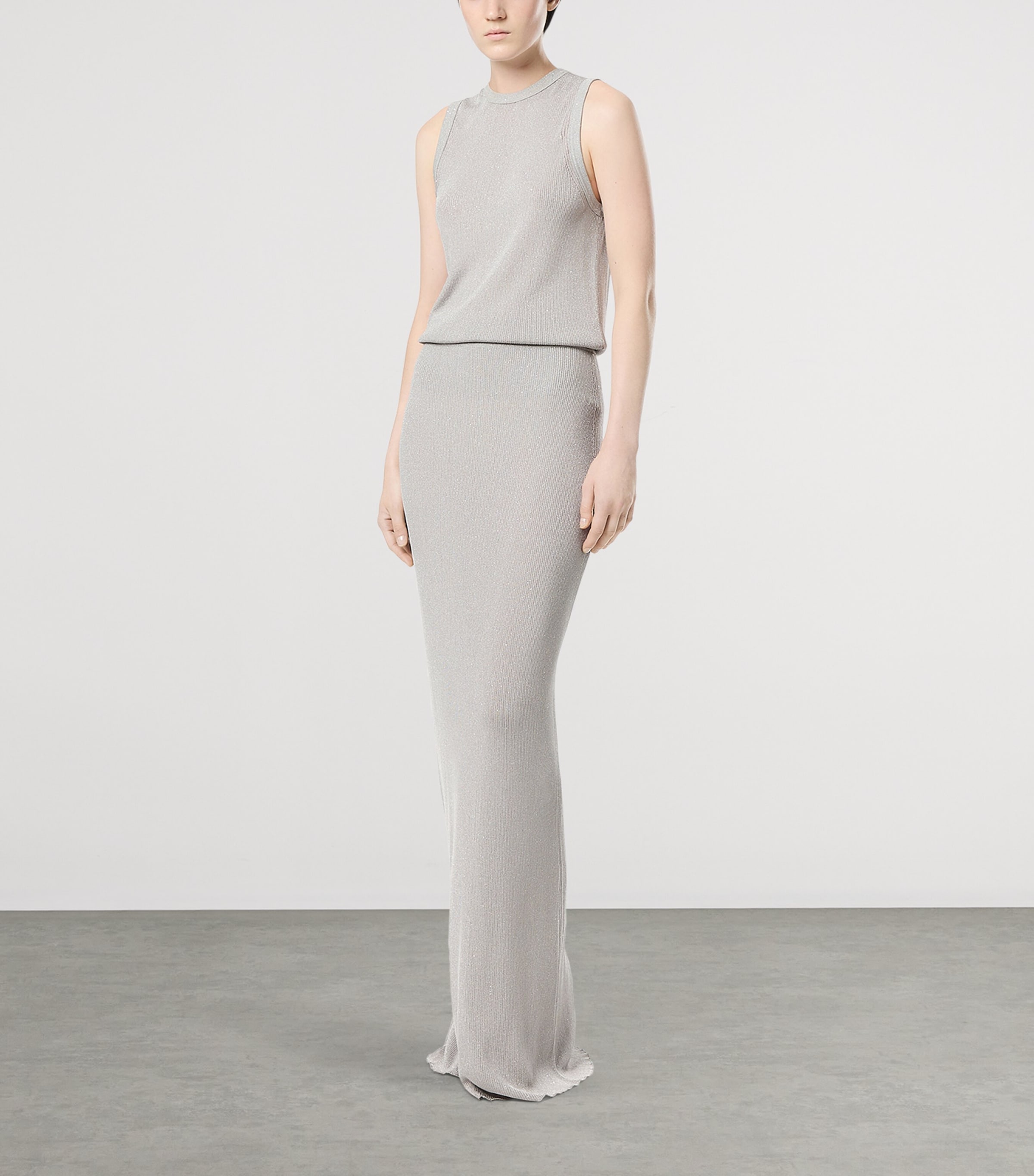 TOM FORD Womens Knitted Micro-Sequin Maxi Skirt Taa Image 2