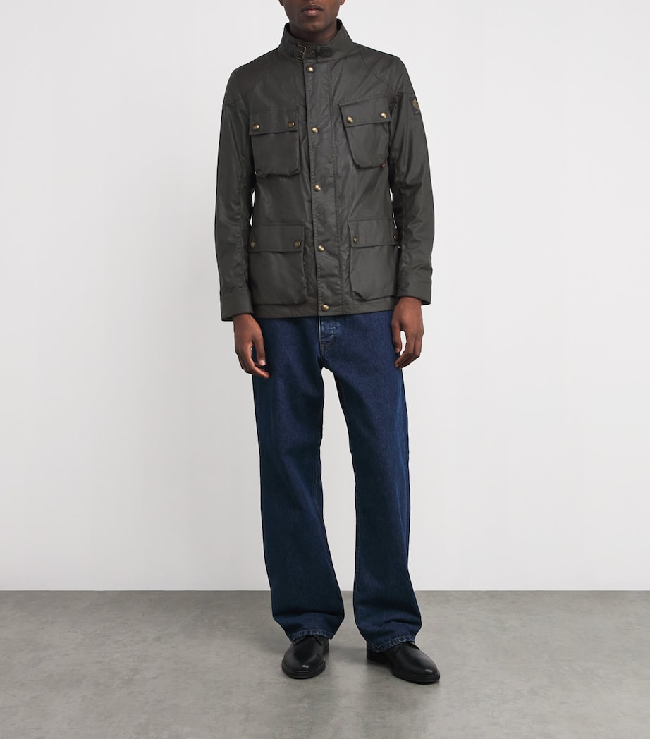 Waxed Cotton Fieldmaster Jacket FADED OLIVE Image 2