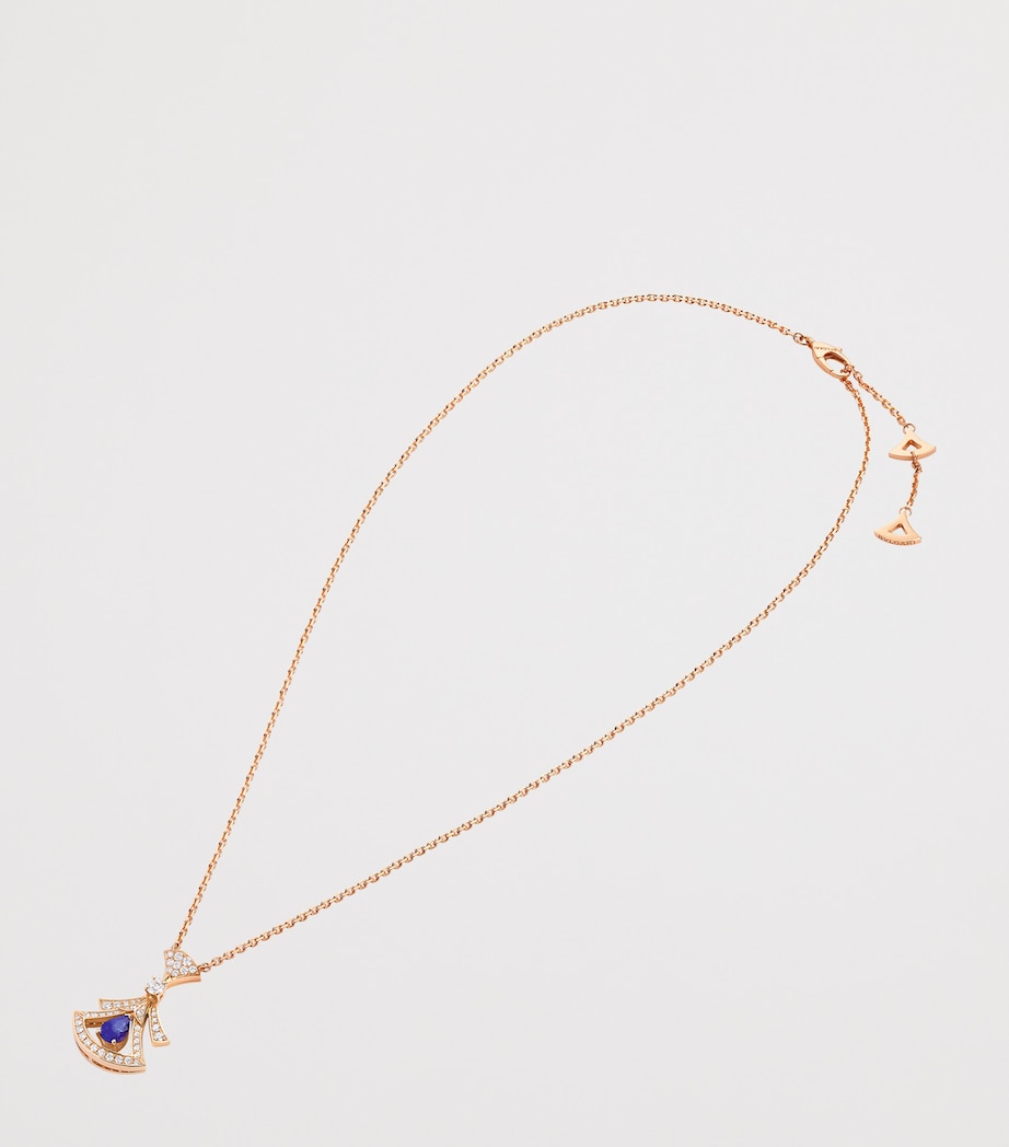 Rose Gold, Diamond and Tanzanite Divas' Dream Necklace PINK GOLD Image 2