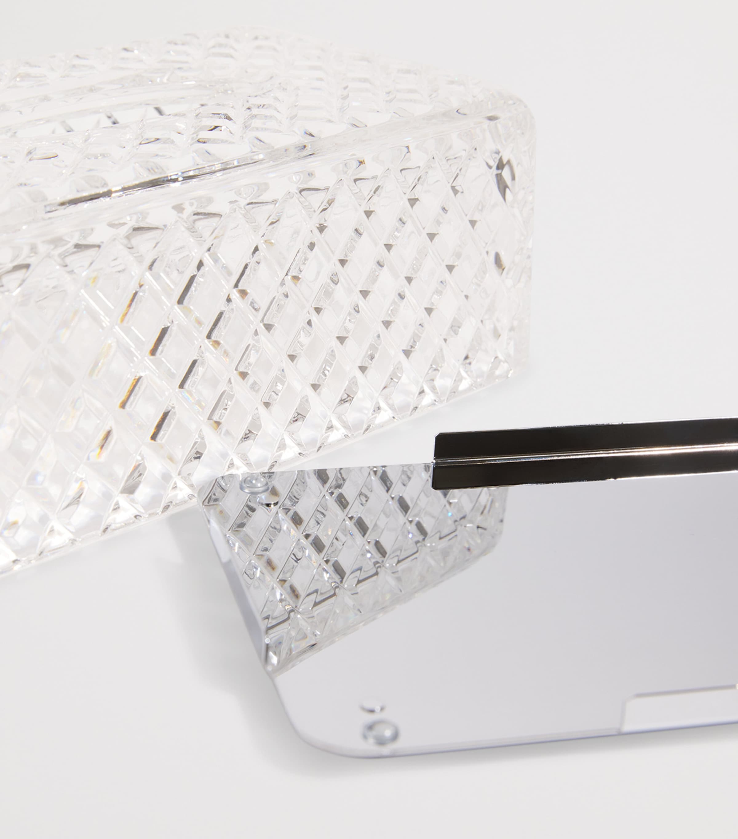 ZODIAC Crystal Mirella Tissue Box Chrome Image 2