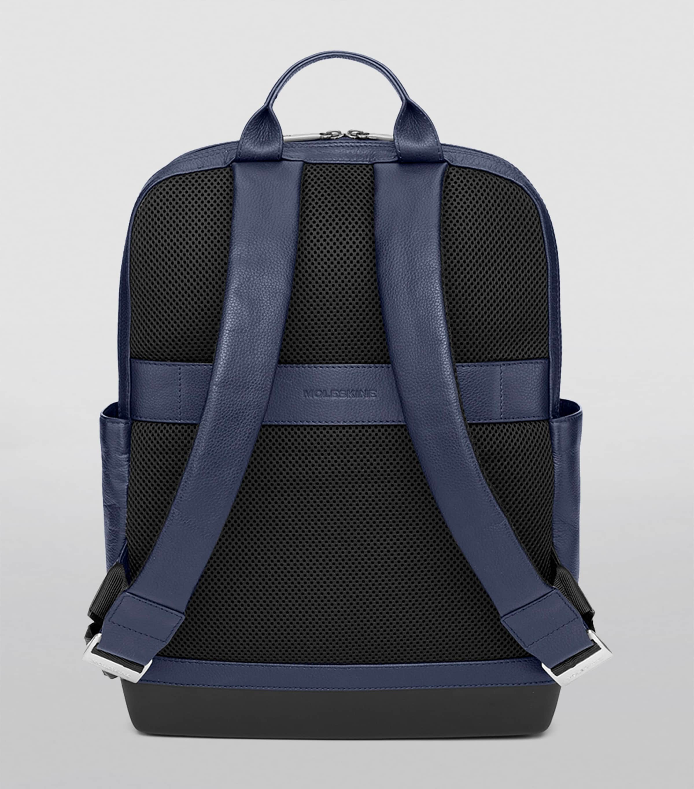 Leather PRO Backpack BLUE Image 2