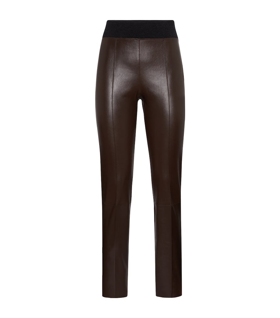 Leather Slim Leggings C9100 Image 1