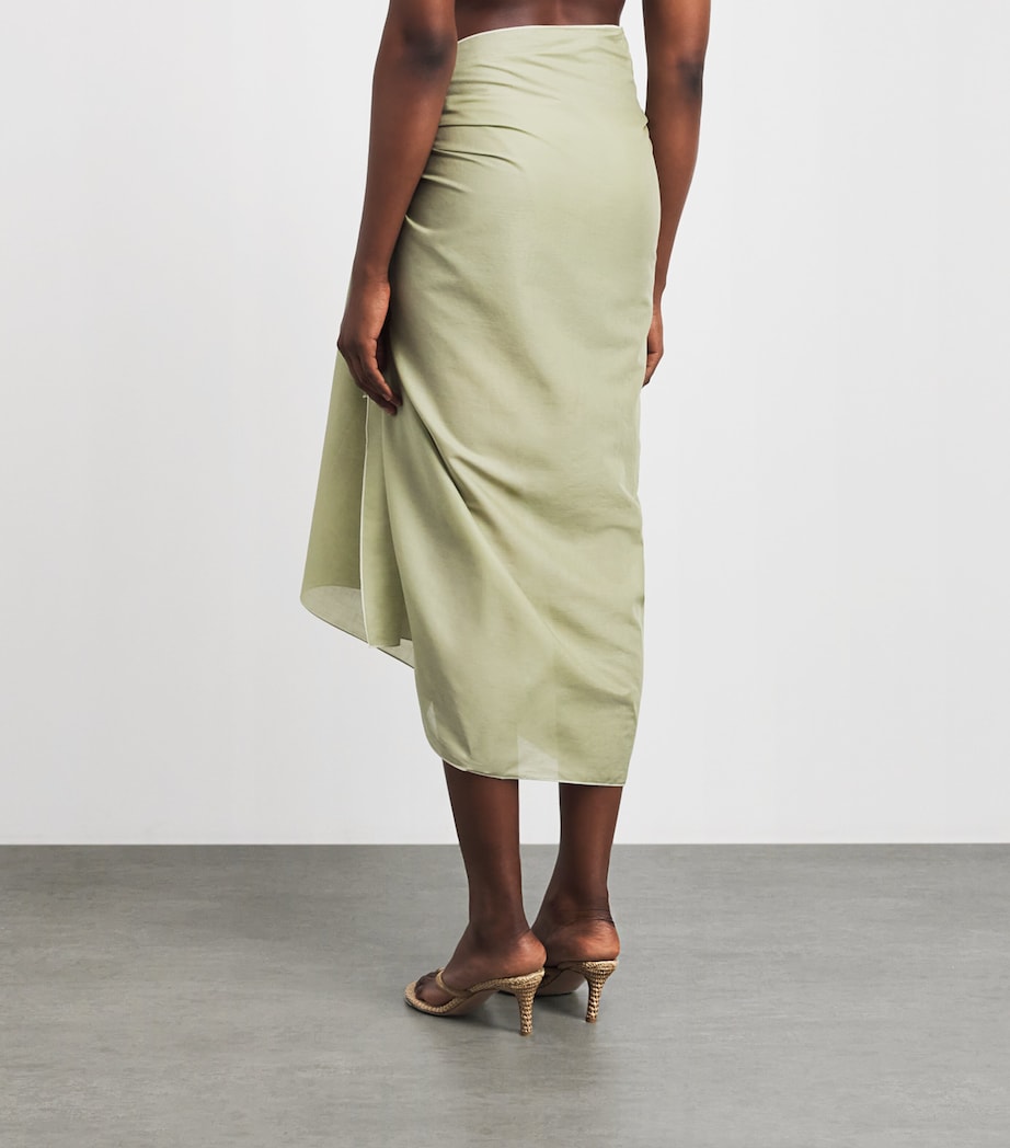 Eres Womens Cotton Voile Cabine Pareo Alligator Image 5