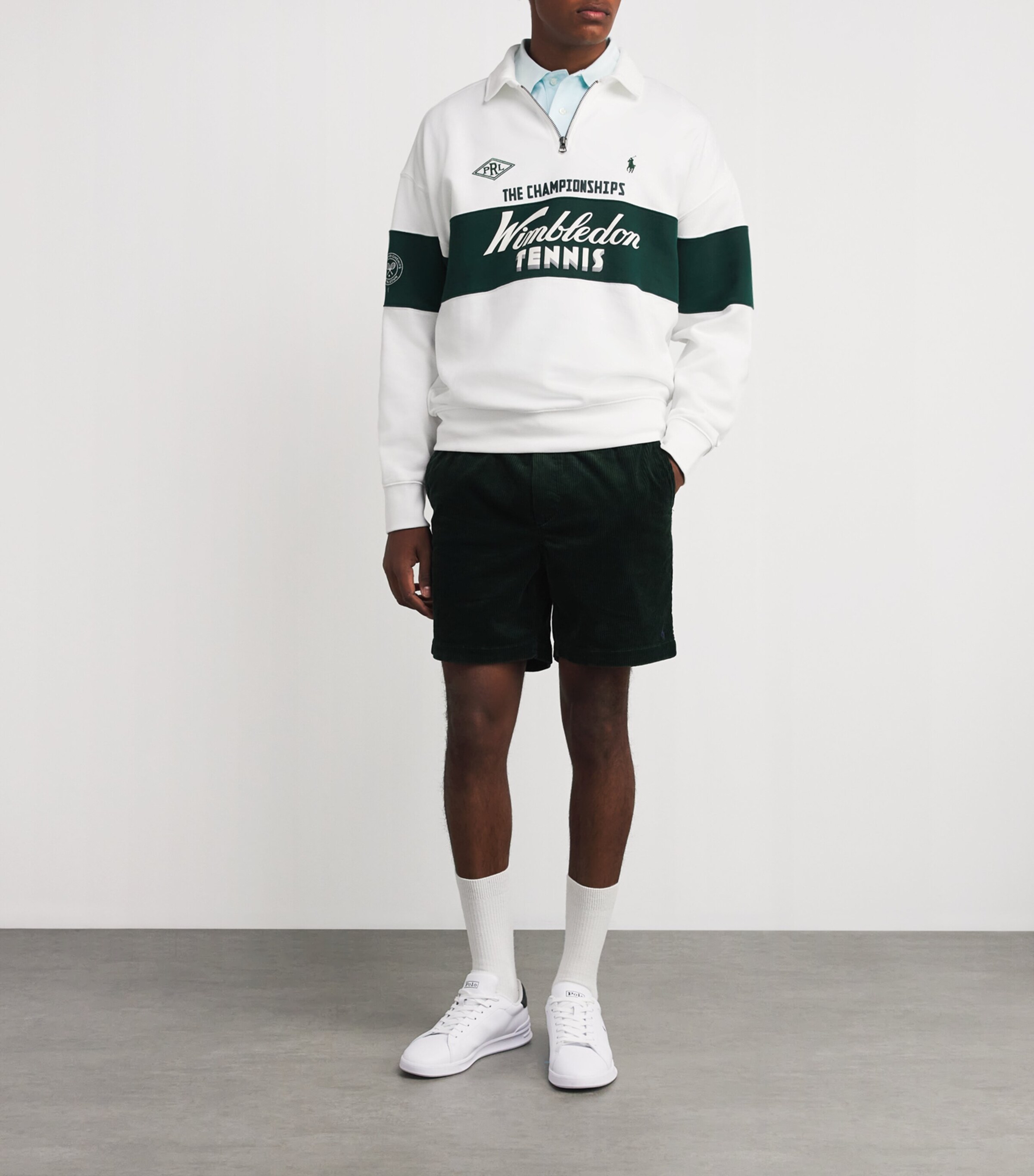 Polo Ralph Lauren x Wimbledon Cotton Quarter-Zip Sweatshirt