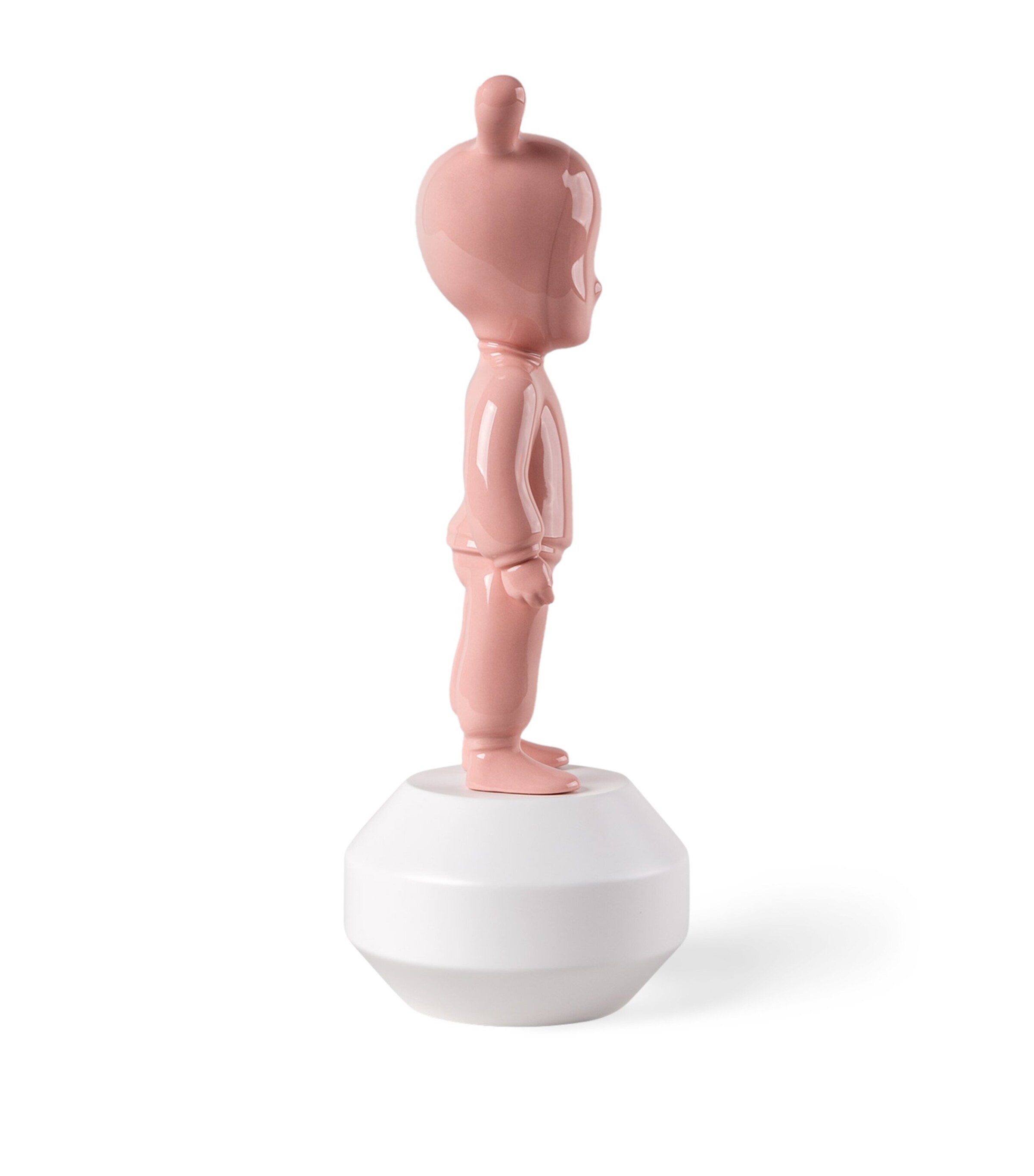 Lladró Small Porcelain The Pink Guest White & Pink Image 5