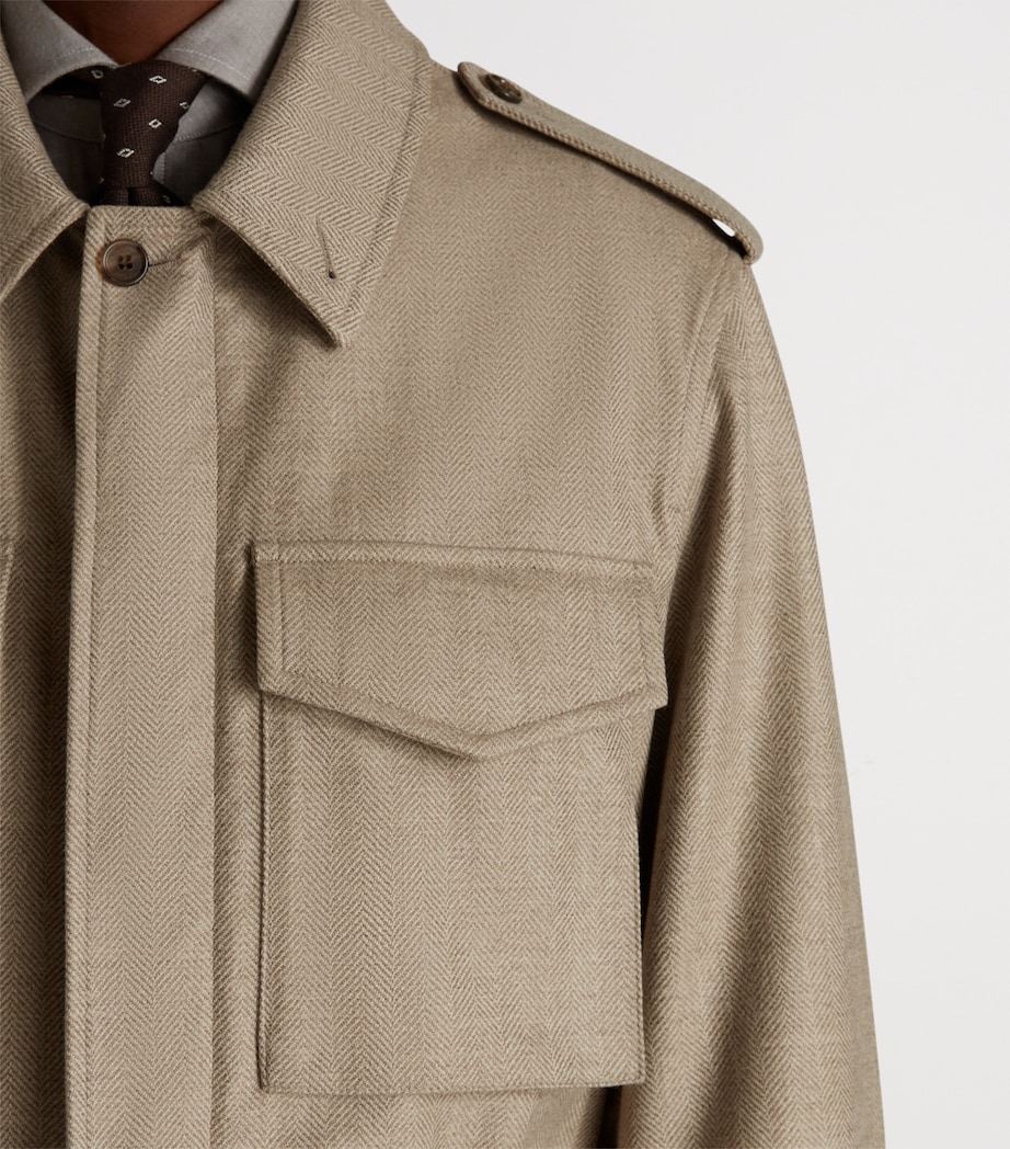 Wool Field Jacket 260TAUPE Image 5
