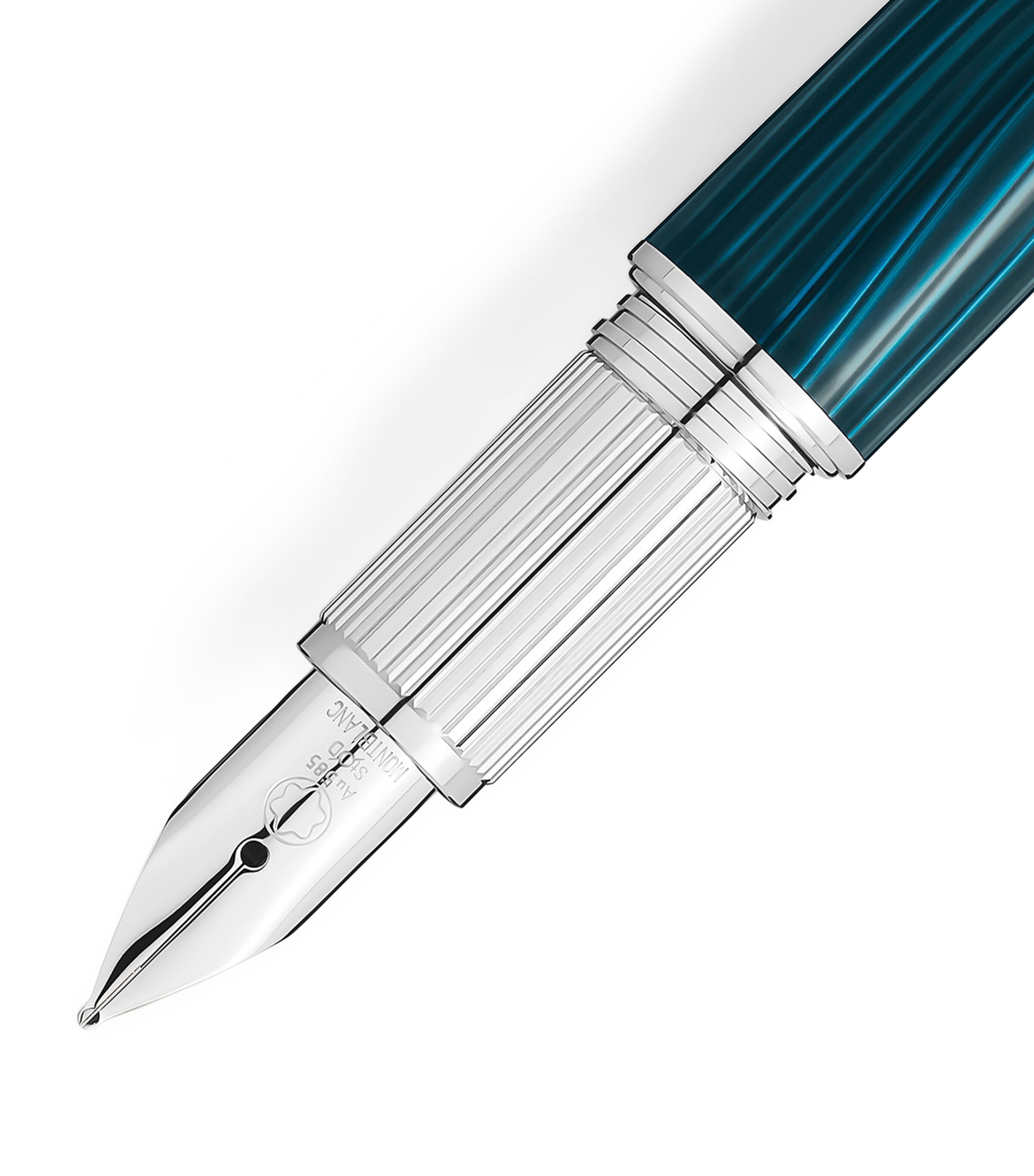 Montblanc Platinum-Coated StarWalker PolarGreen Fountain Pen Green Image 4