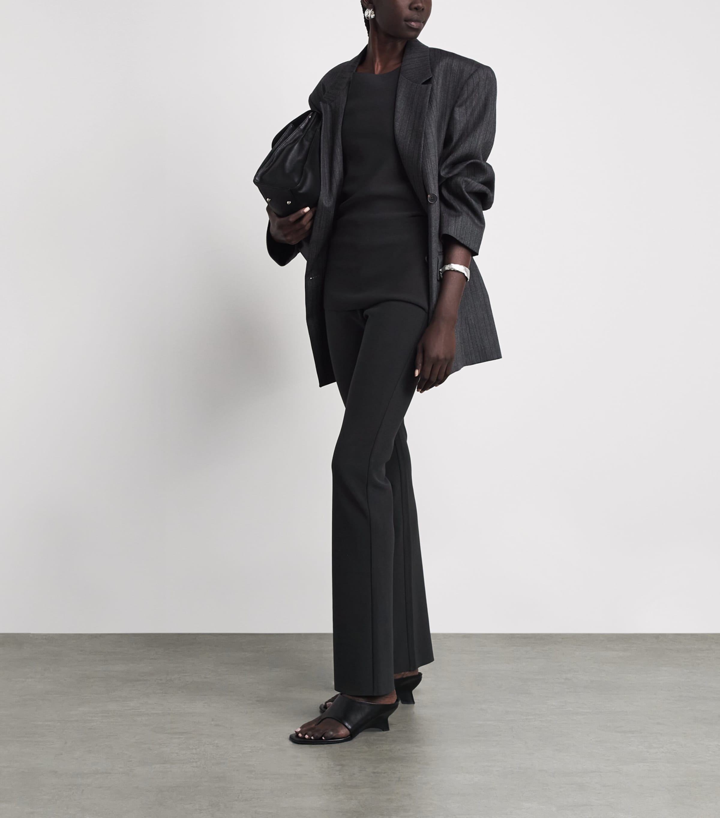 Birrot Womens Lay 2 Slim Trousers Anthracite Image 2