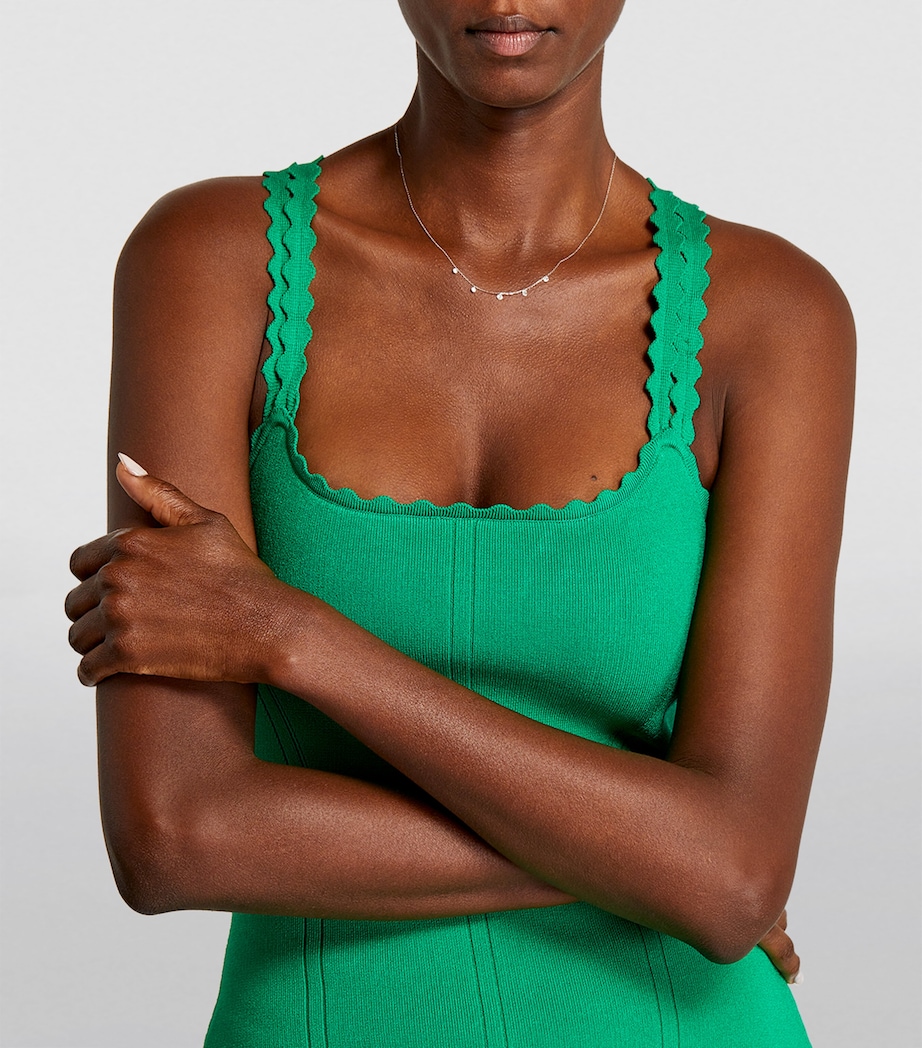 White Gold and Diamond 5-Stone Danaé Necklace WHITE GOLD Image 3