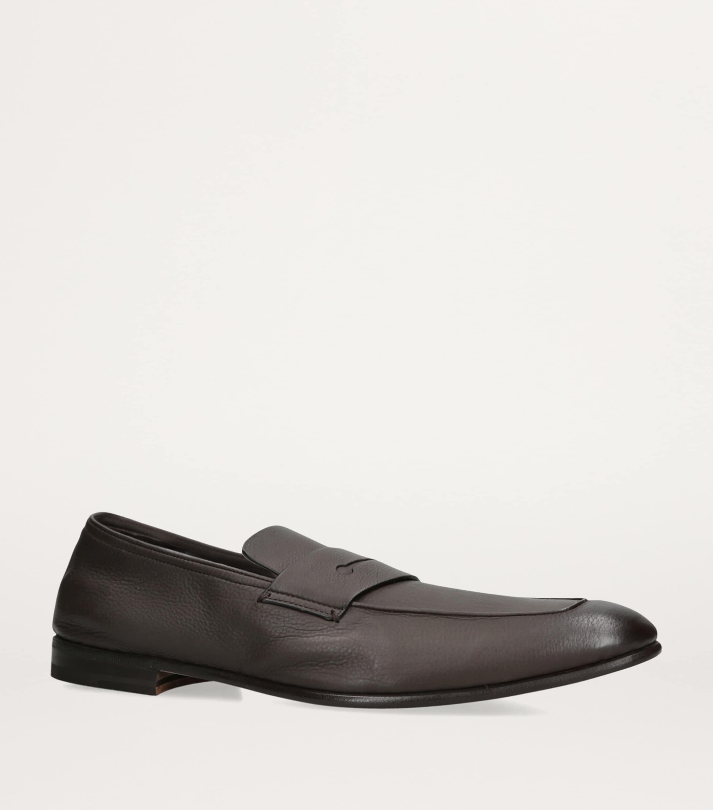 Zegna Brown Leather L display picture 1