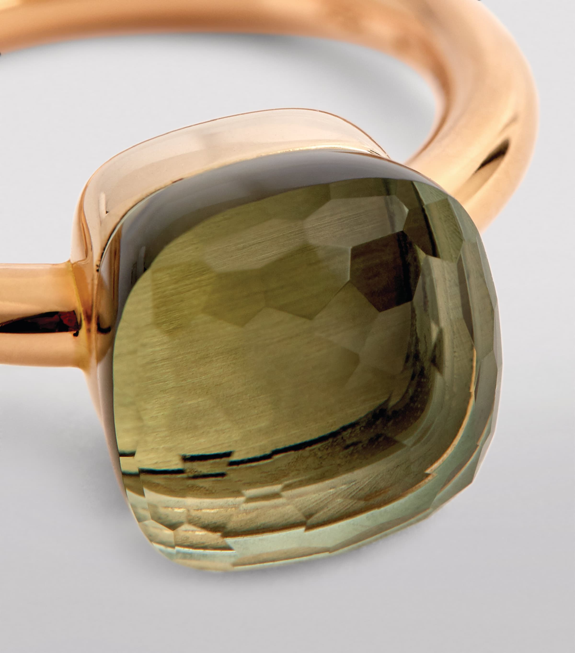 Mixed Gold and Prasiolite Nudo Classic Ring 000PA Image 6